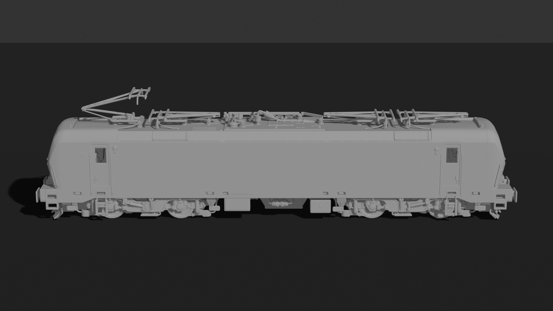 Siemens Vectron Electric Locomotive V2 STL 3D Print Model