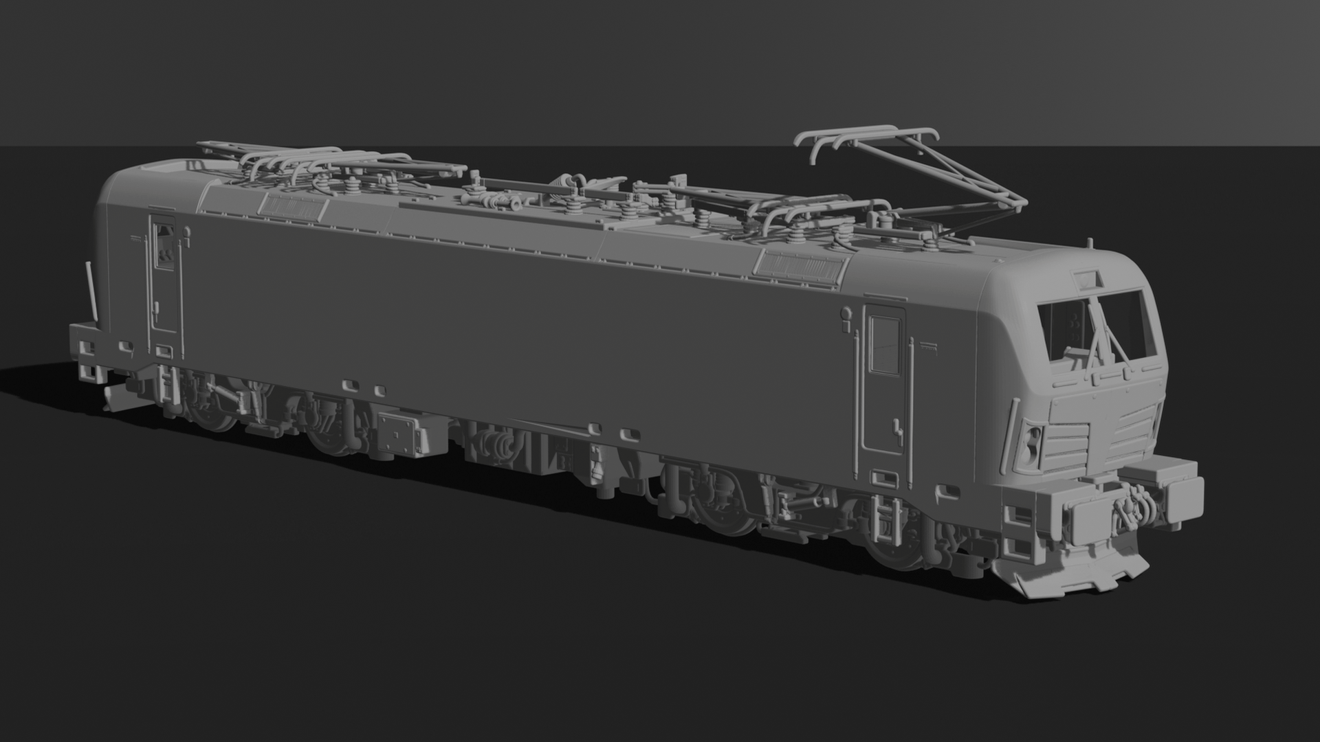 Siemens Vectron Electric Locomotive V2 STL 3D Print Model