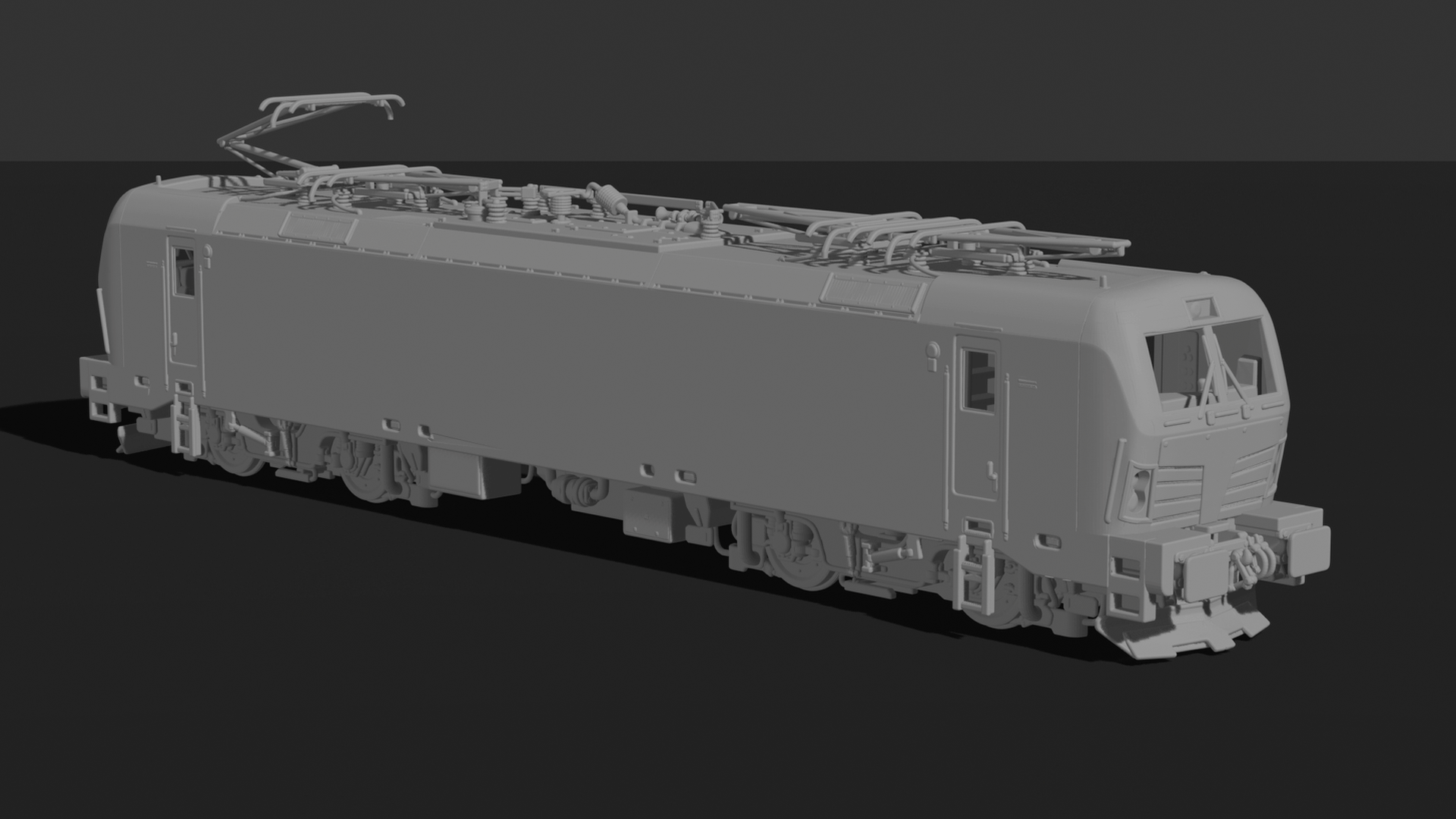 Siemens Vectron Electric Locomotive V2 STL 3D Print Model