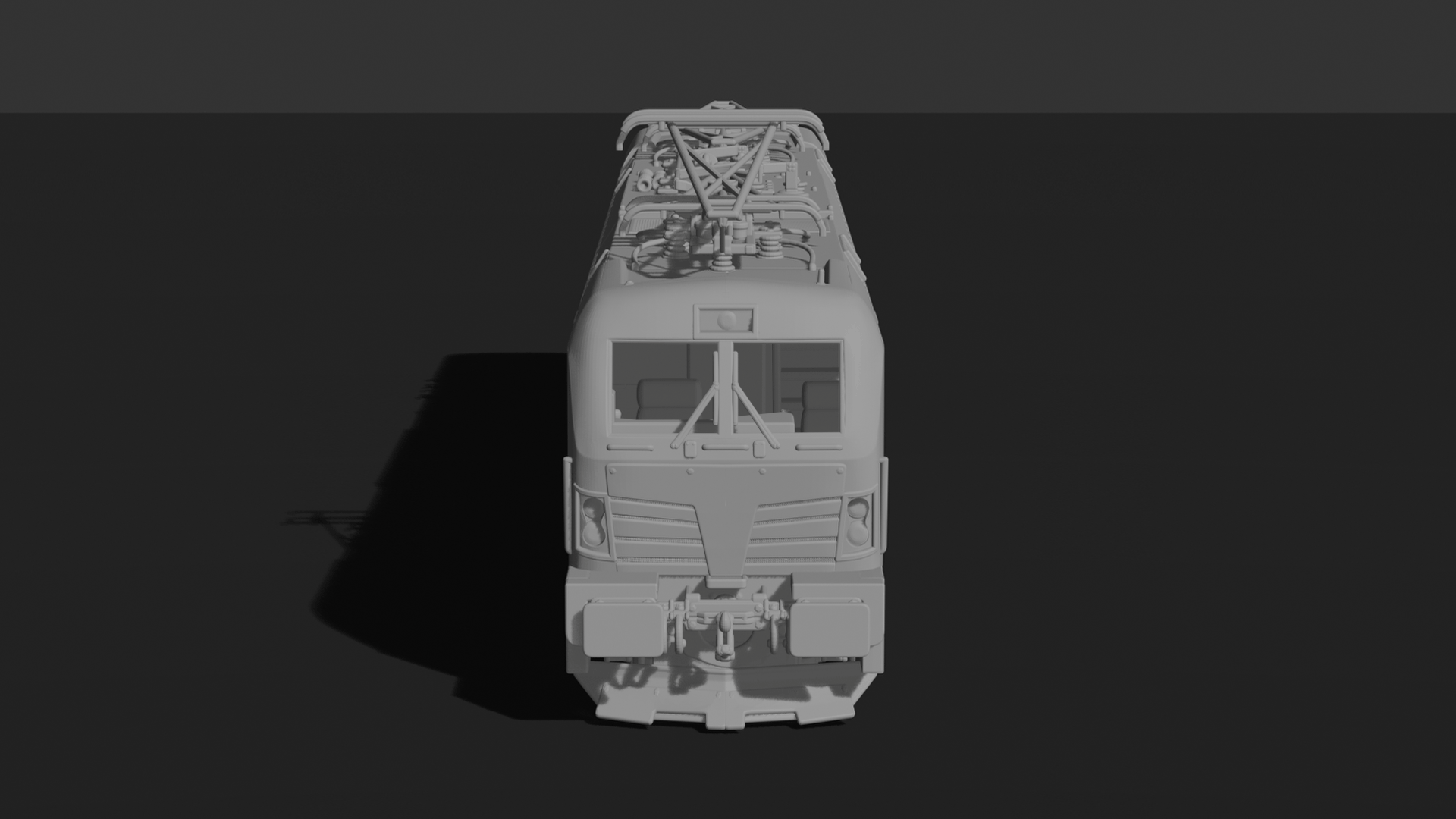 Siemens Vectron Electric Locomotive V2 STL 3D Print Model