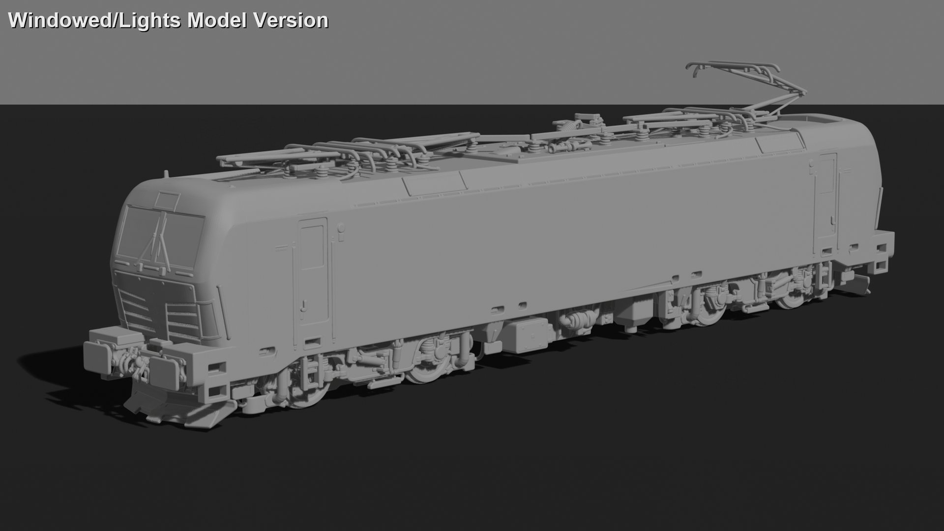 Siemens Vectron Electric Locomotive V2 STL 3D Print Model