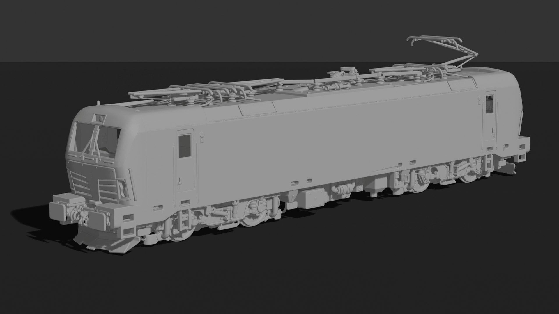 Siemens Vectron MRCE Electric Locomotive STL 3D Print Model