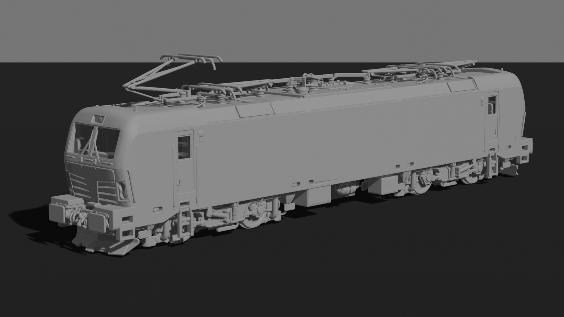Siemens Vectron Electric Locomotive STL 3D Print Model