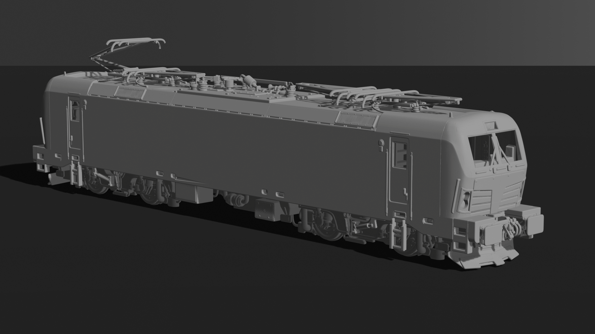 Siemens Vectron Electric Locomotive STL 3D Print Model