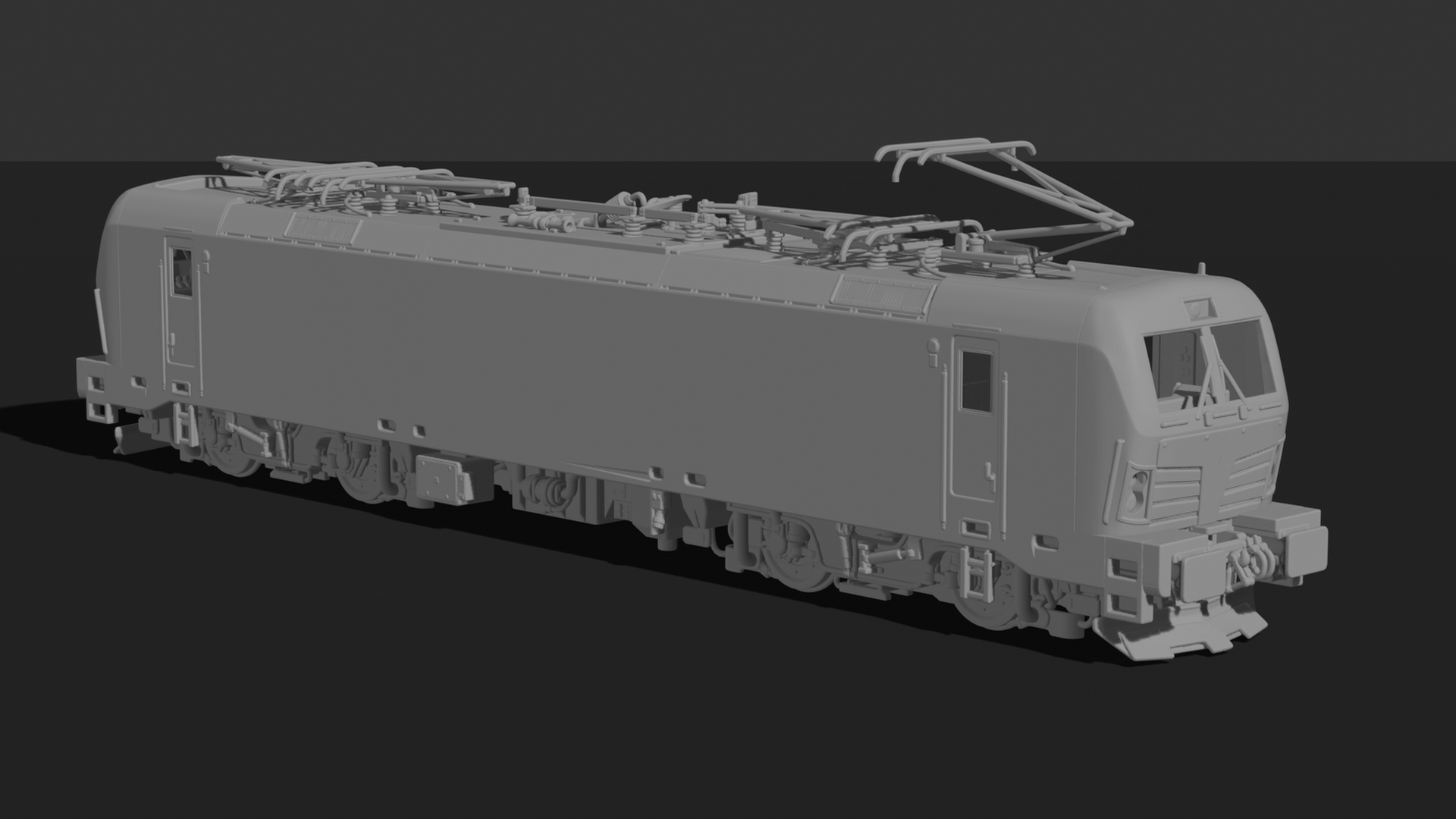 Siemens Vectron Electric Locomotive STL 3D Print Model