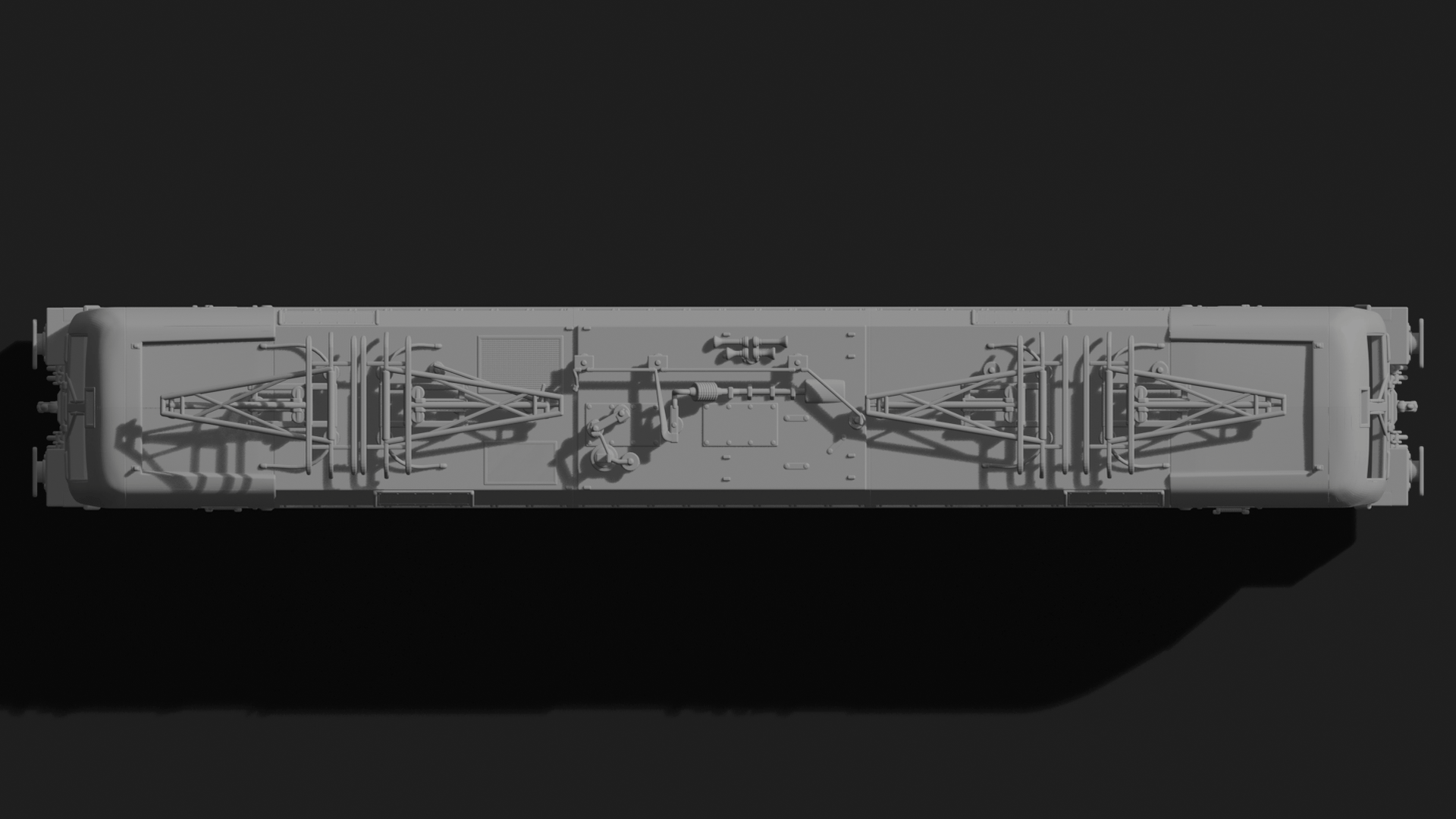 Siemens Vectron Electric Locomotive STL 3D Print Model