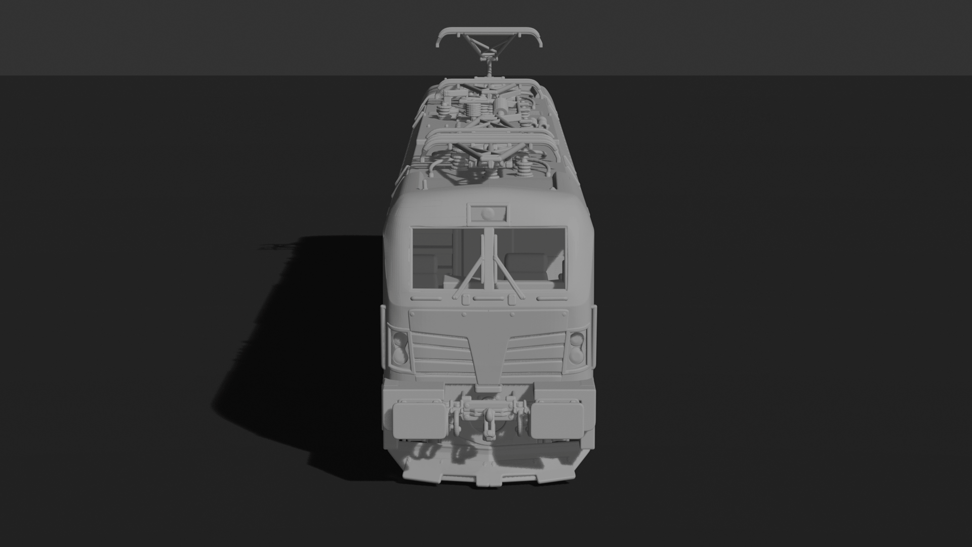 Siemens Vectron Electric Locomotive STL 3D Print Model