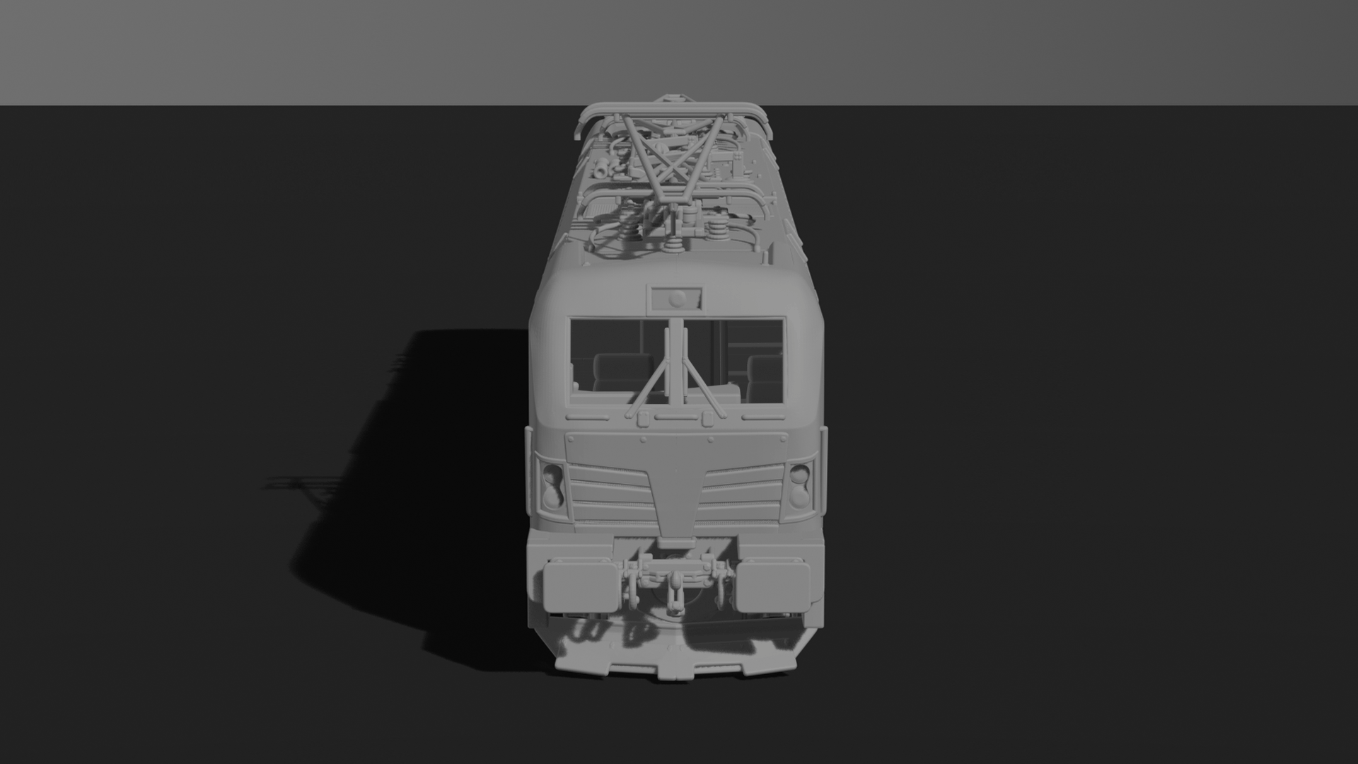 Siemens Vectron Electric Locomotive STL 3D Print Model