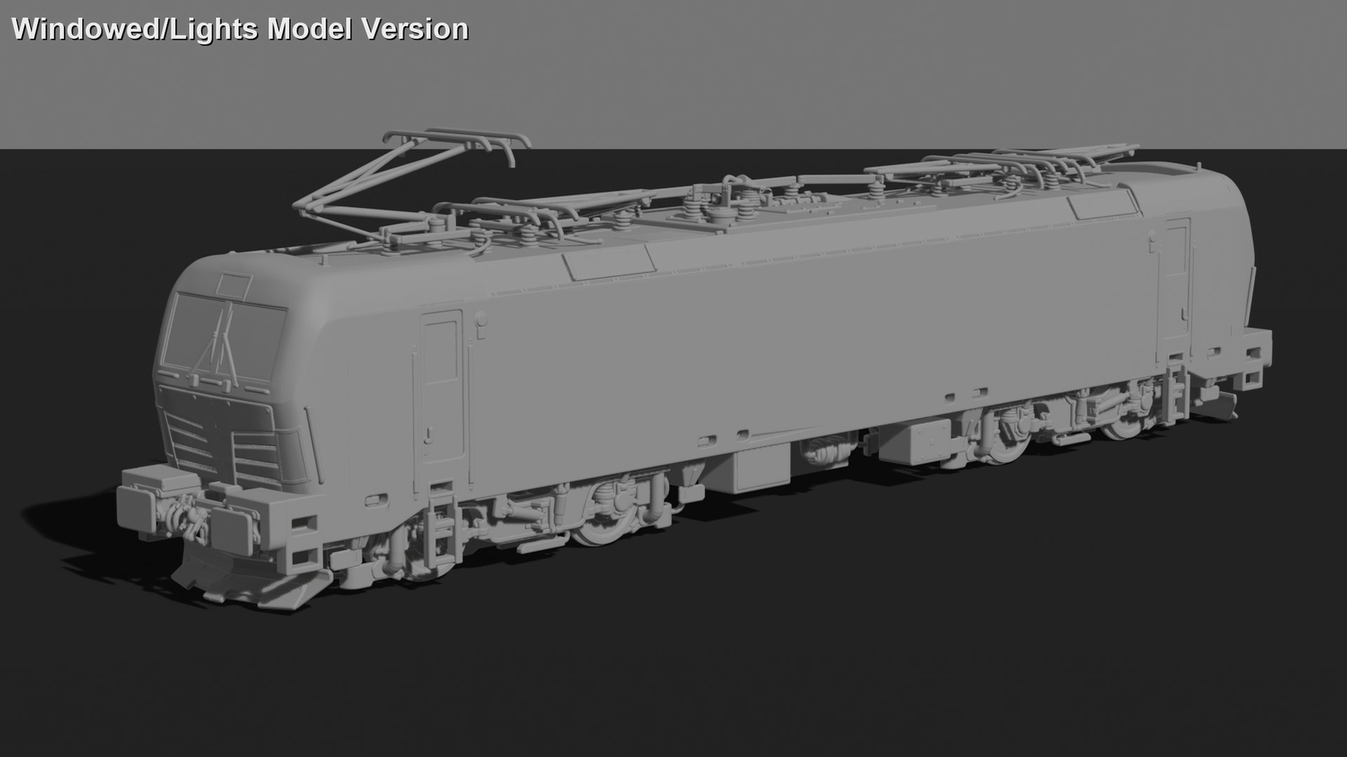 Siemens Vectron Electric Locomotive STL 3D Print Model
