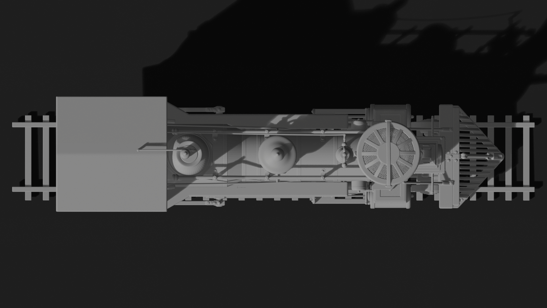 Leviathan V2 4-4-0 Steam Locomotive STL 3D Print Model