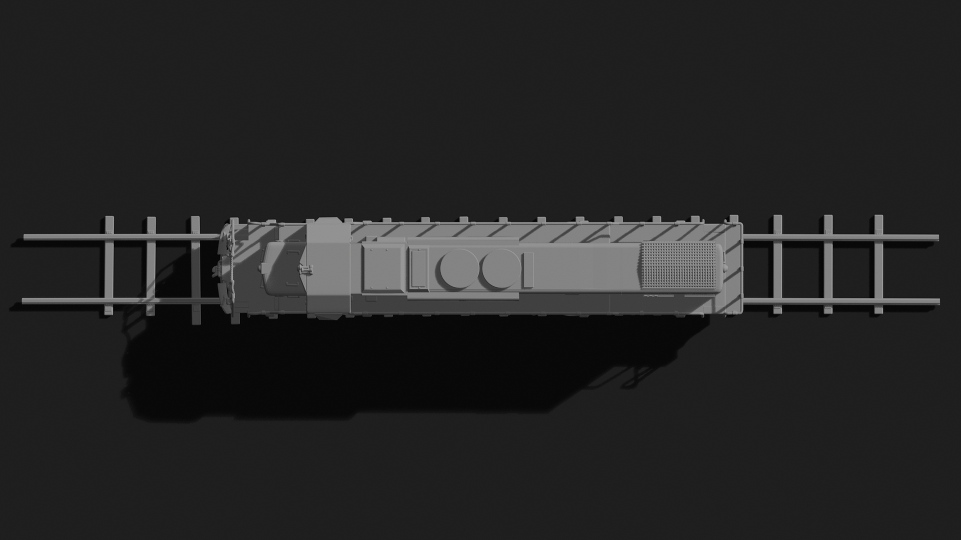 EMD GP38-2 Diesel-Electric Locomotive STL 3D Print Model