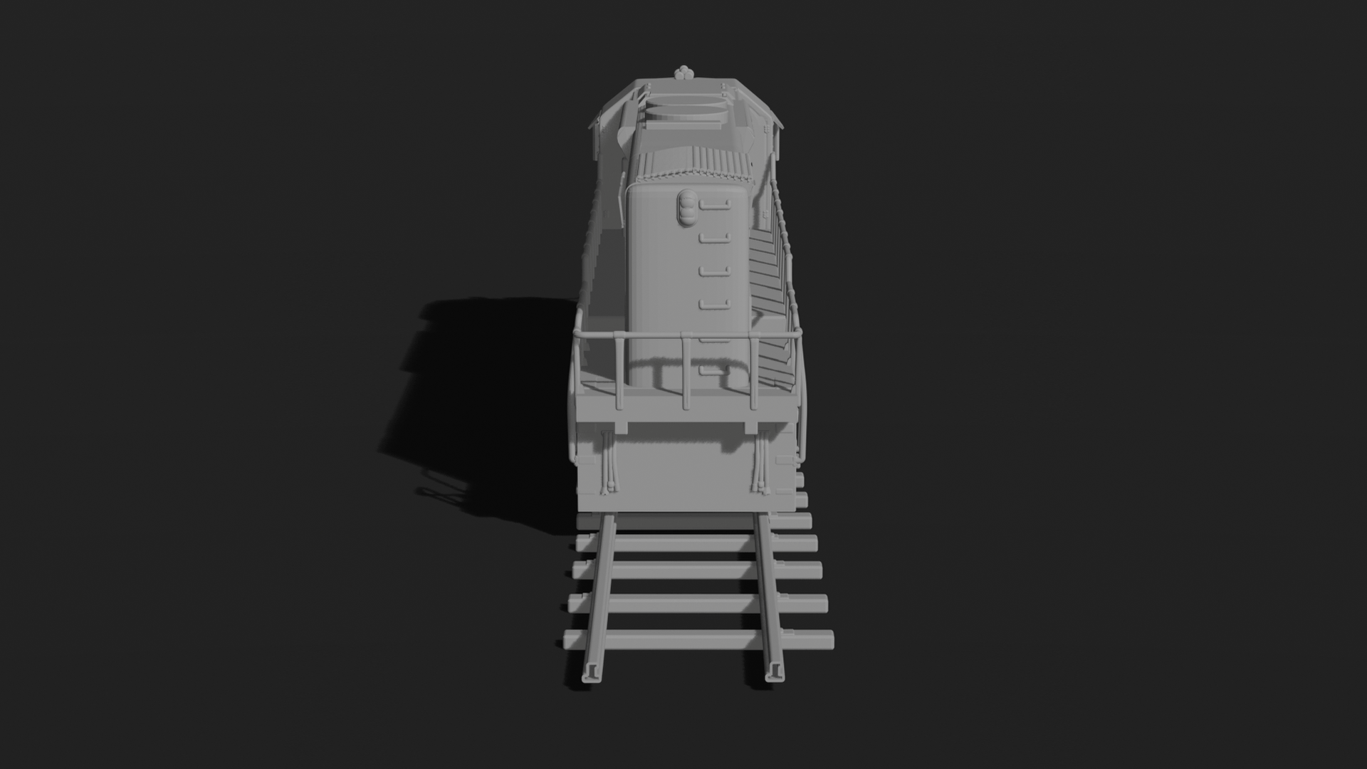 EMD GP38-2 Diesel-Electric Locomotive STL 3D Print Model