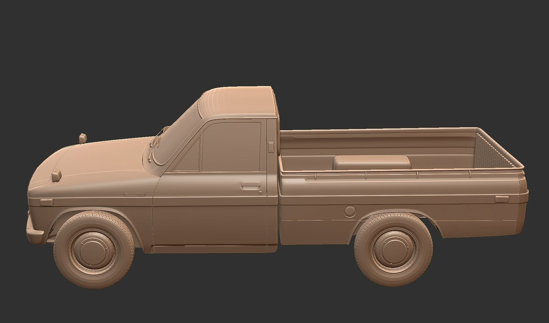 Toyota Hilux Mk1 RN10 1968 STL 3D Print Model