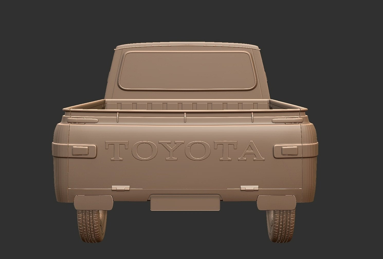 Toyota Hilux Mk1 RN10 1968 STL 3D Print Model