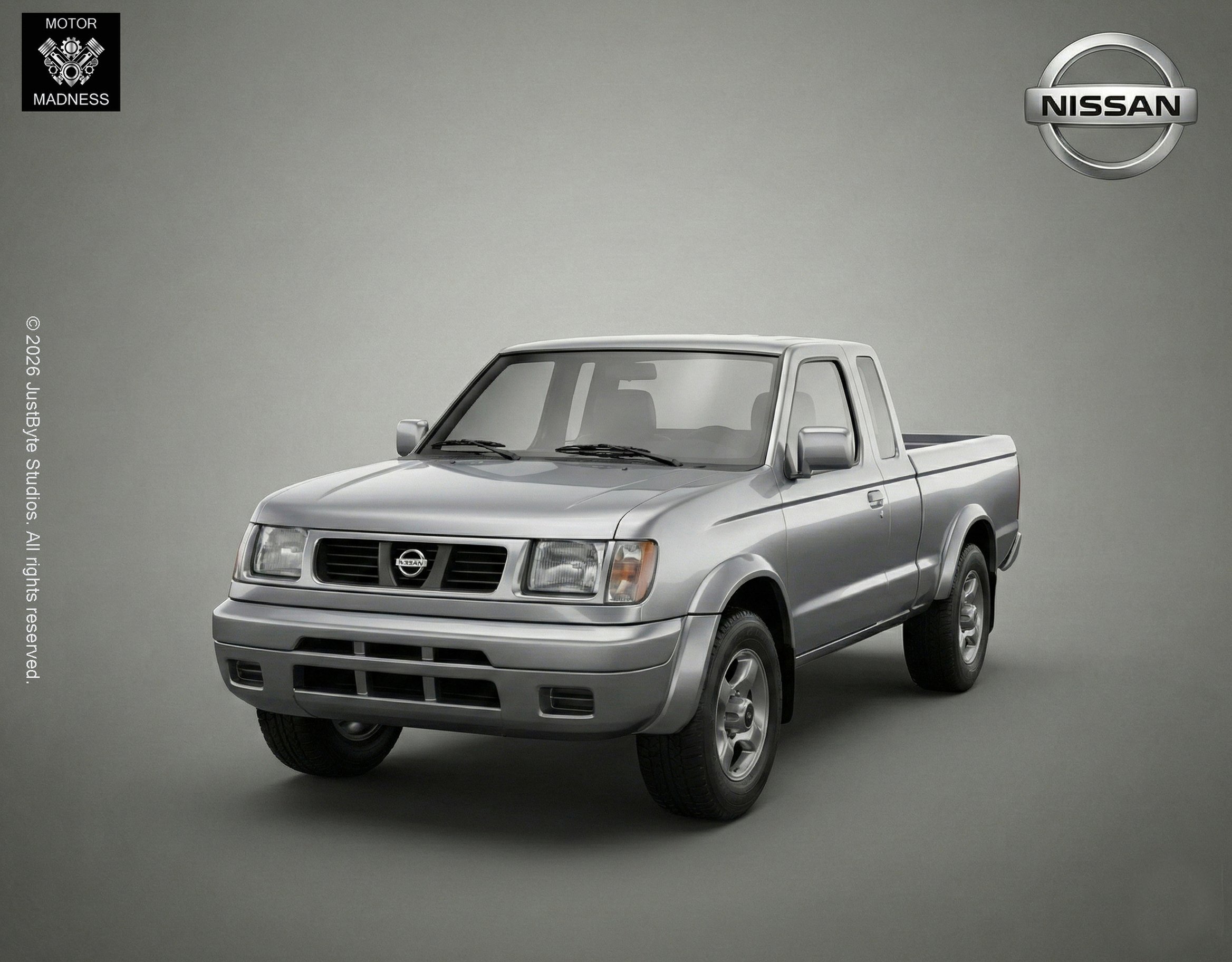 Nissan Frontier D22 King Cab STL 3D Print Model