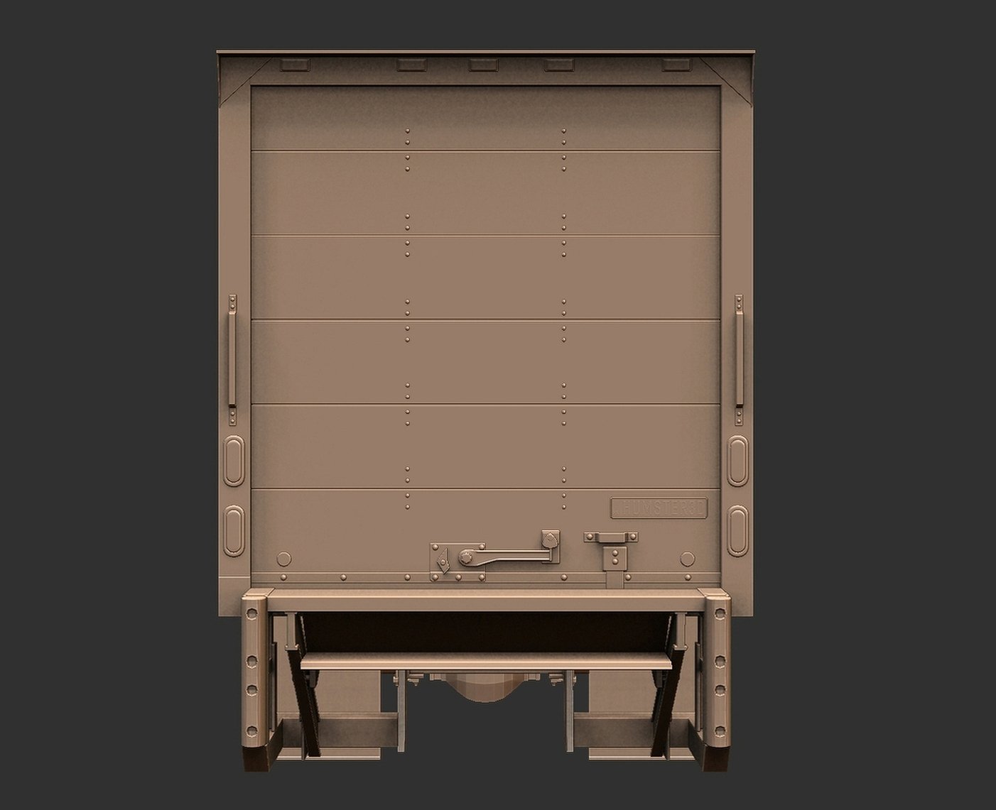 International DuraStar 2002 Box Truck STL 3D Print Model