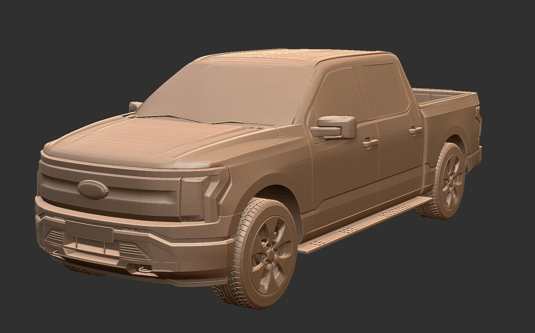Ford F-150 Lightning STL 3D Print Model