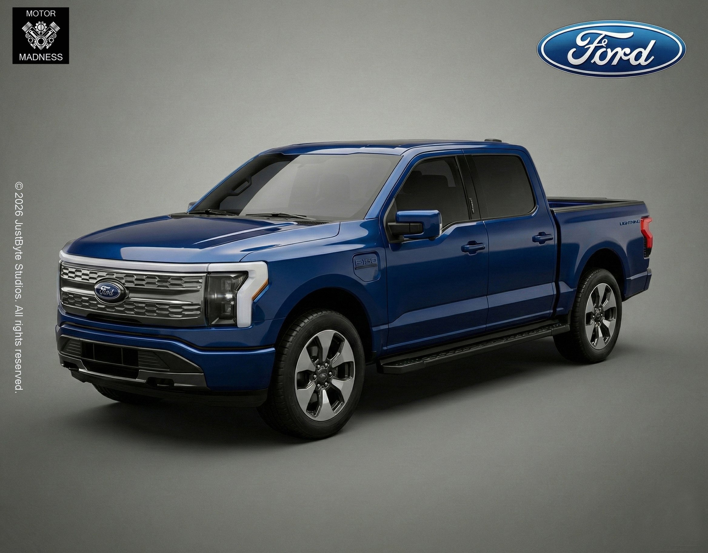 Ford F-150 Lightning STL 3D Print Model