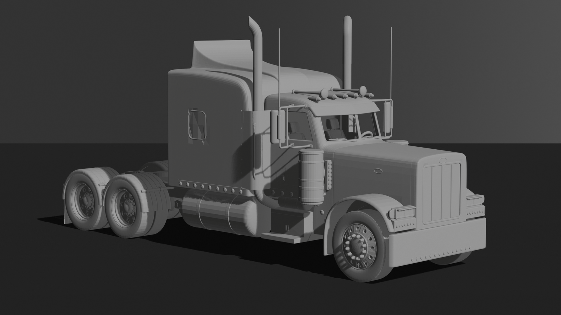 Peterbilt 389 STL 3D Print Model