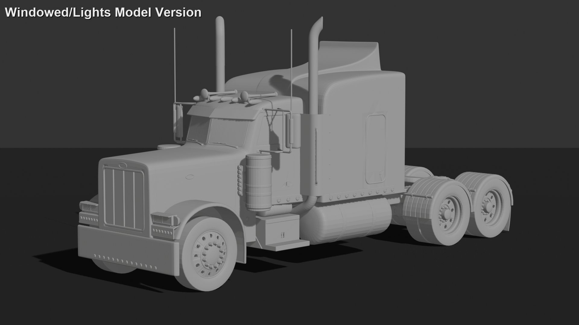 Peterbilt 389 STL 3D Print Model