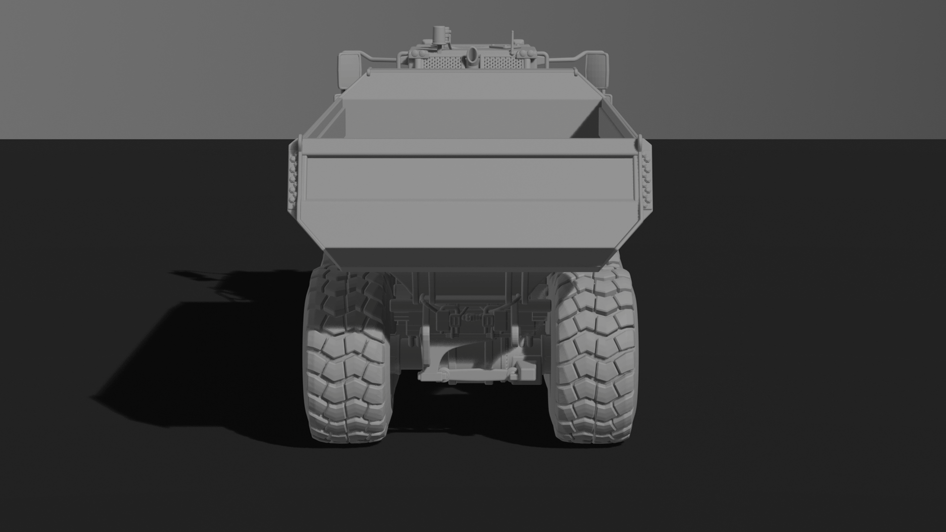 Bell B30E Articulated Dump Truck STL 3D Print Model
