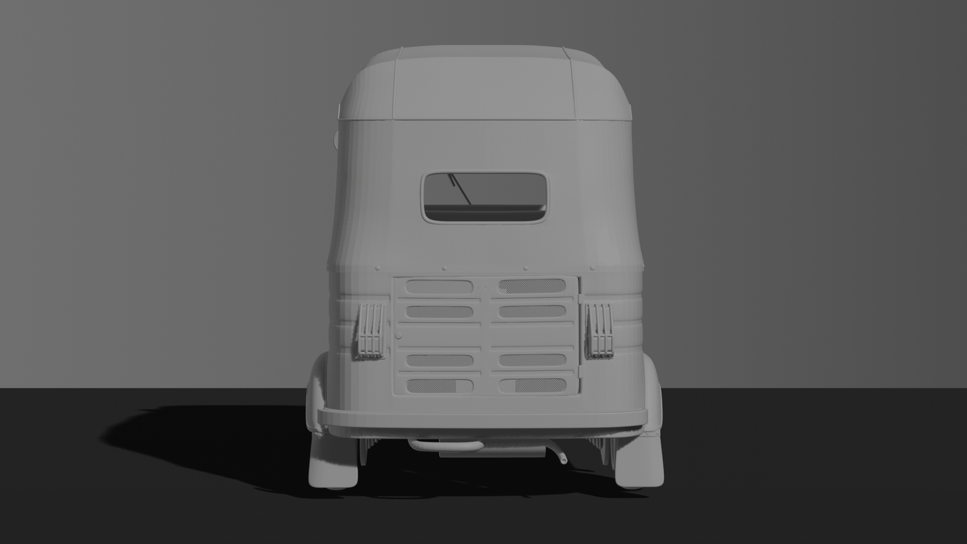 Bajaj RE Auto Rickshaw Tuk-Tuk STL 3D Print Model