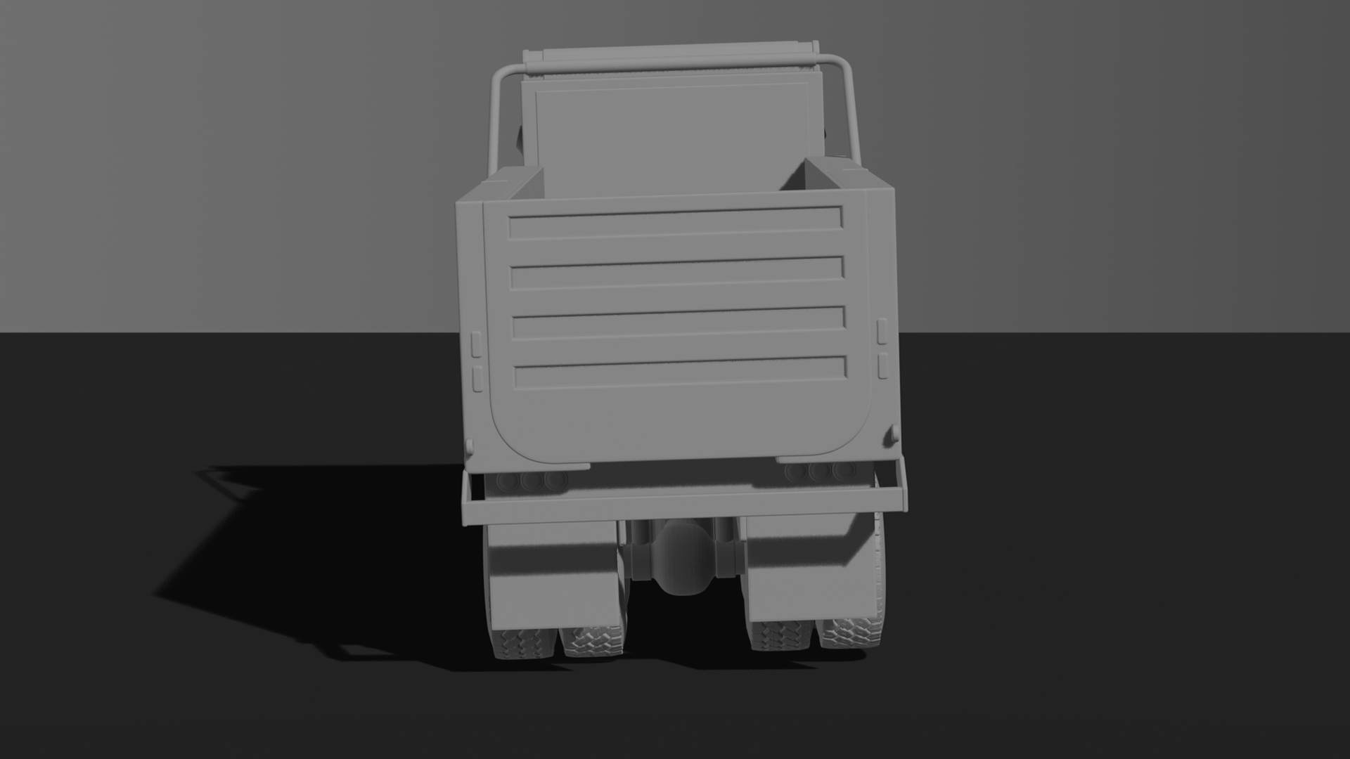 Caterpillar CT660 Dump Truck STL 3D Print Model