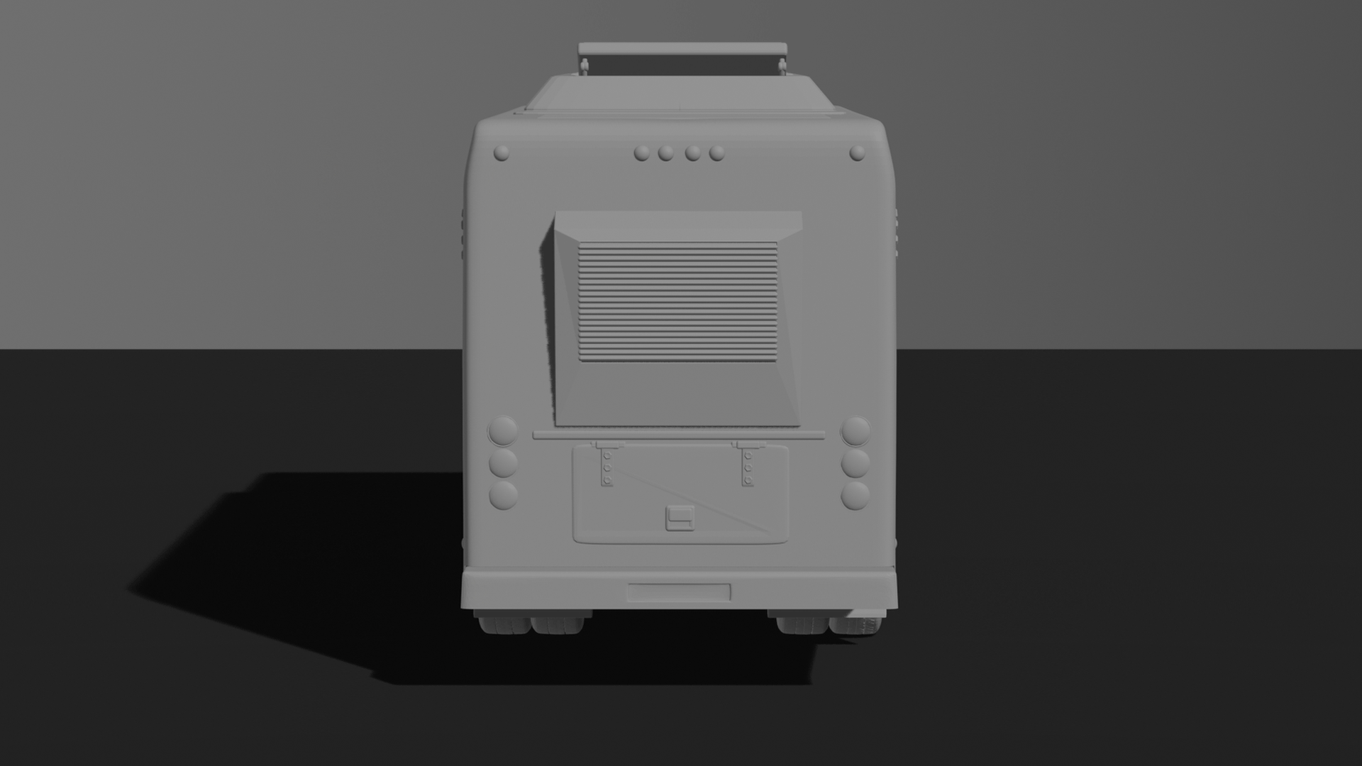 GMC Step Van Food Truck STL 3D Print Model