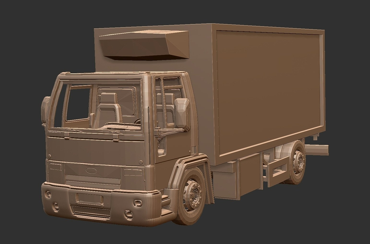 Ford Cargo 1722 STL 3D Print Model