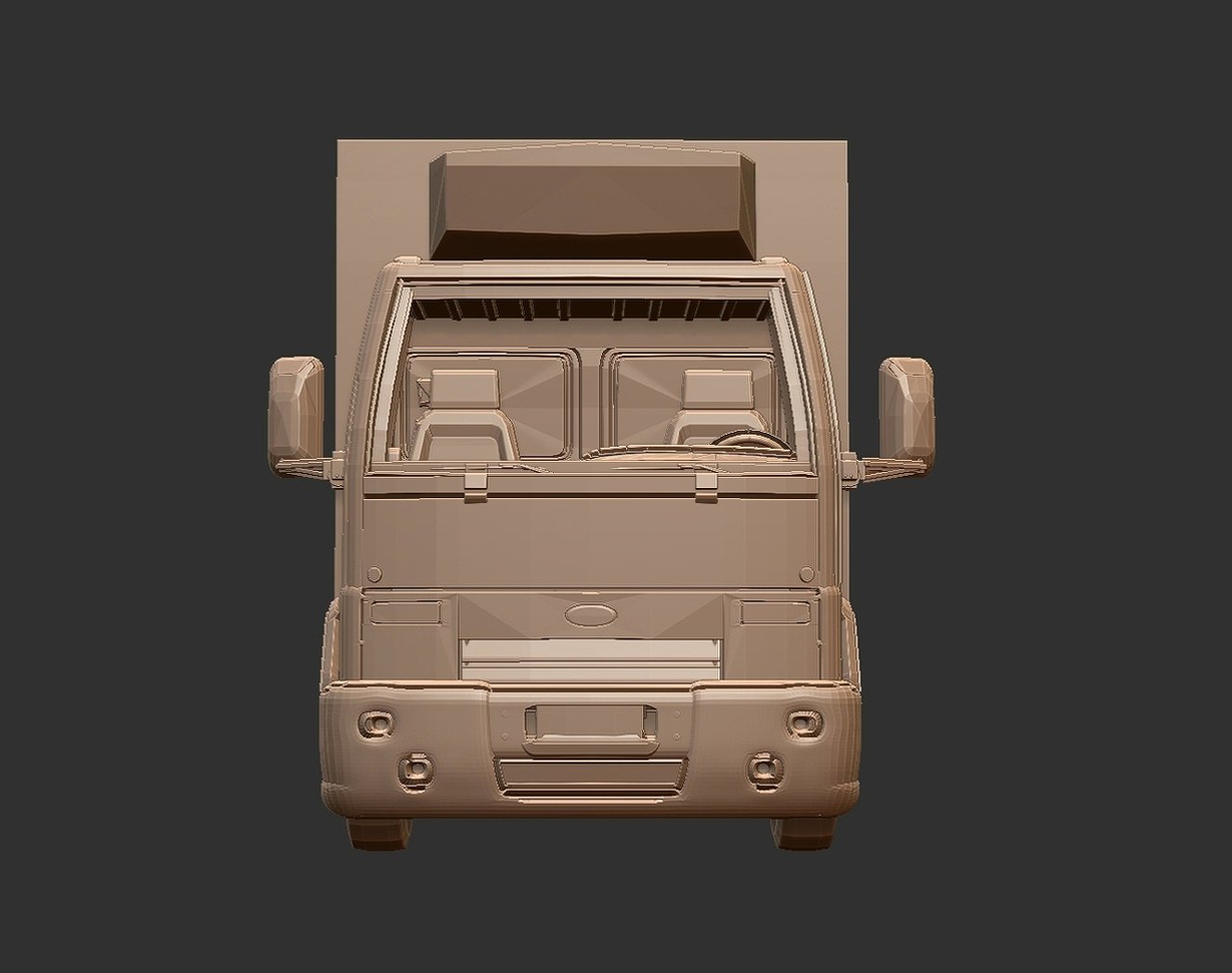 Ford Cargo 1722 STL 3D Print Model