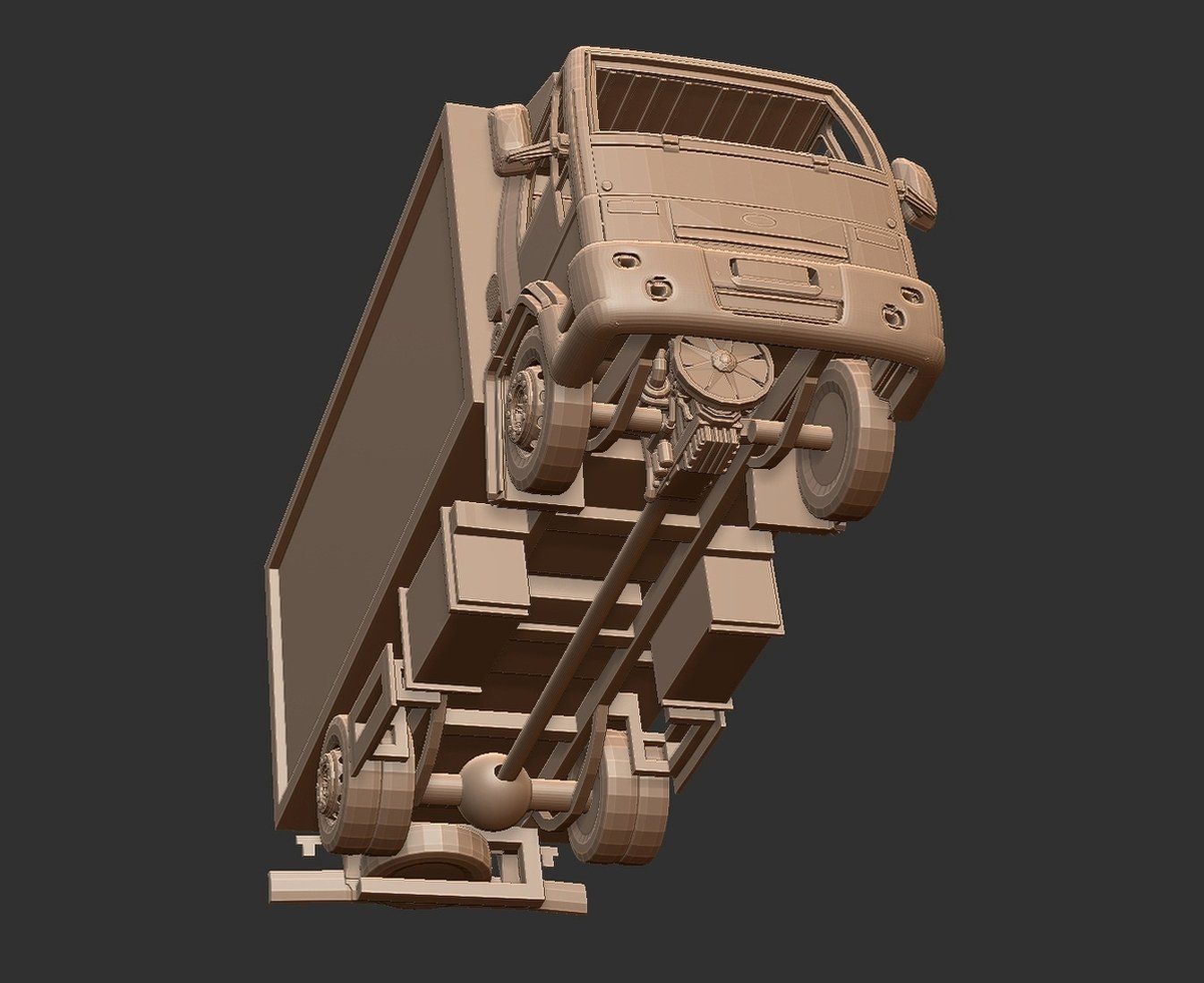 Ford Cargo 1722 STL 3D Print Model