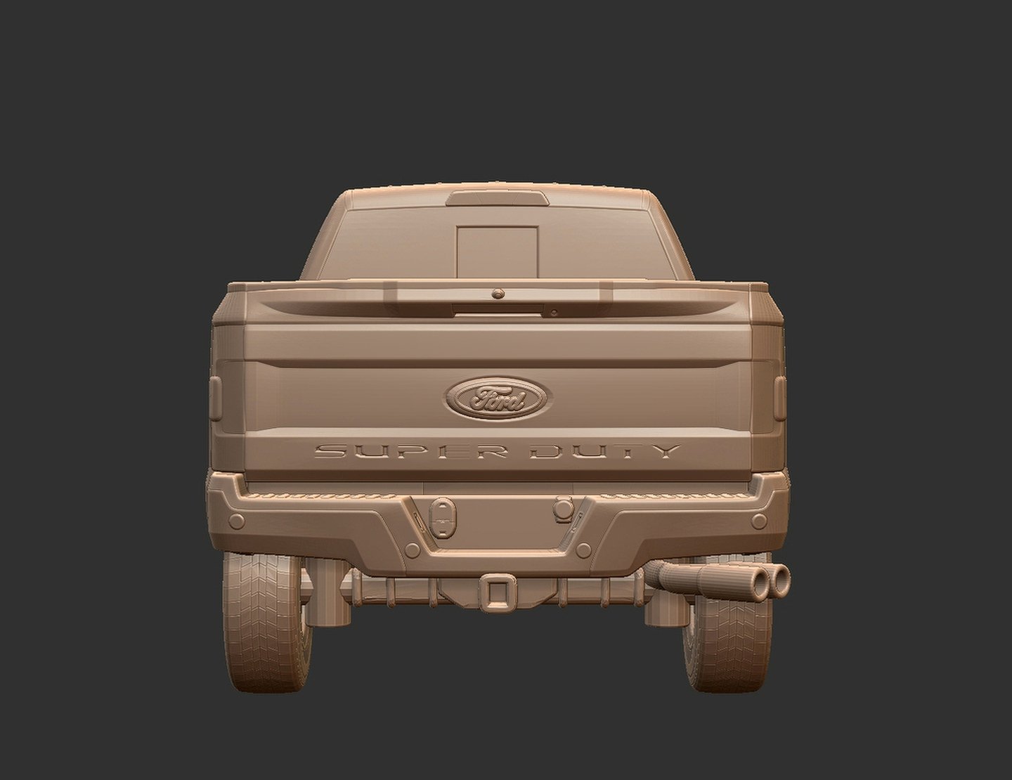 Ford F-250 Super Duty XLT STL 3D Print Model