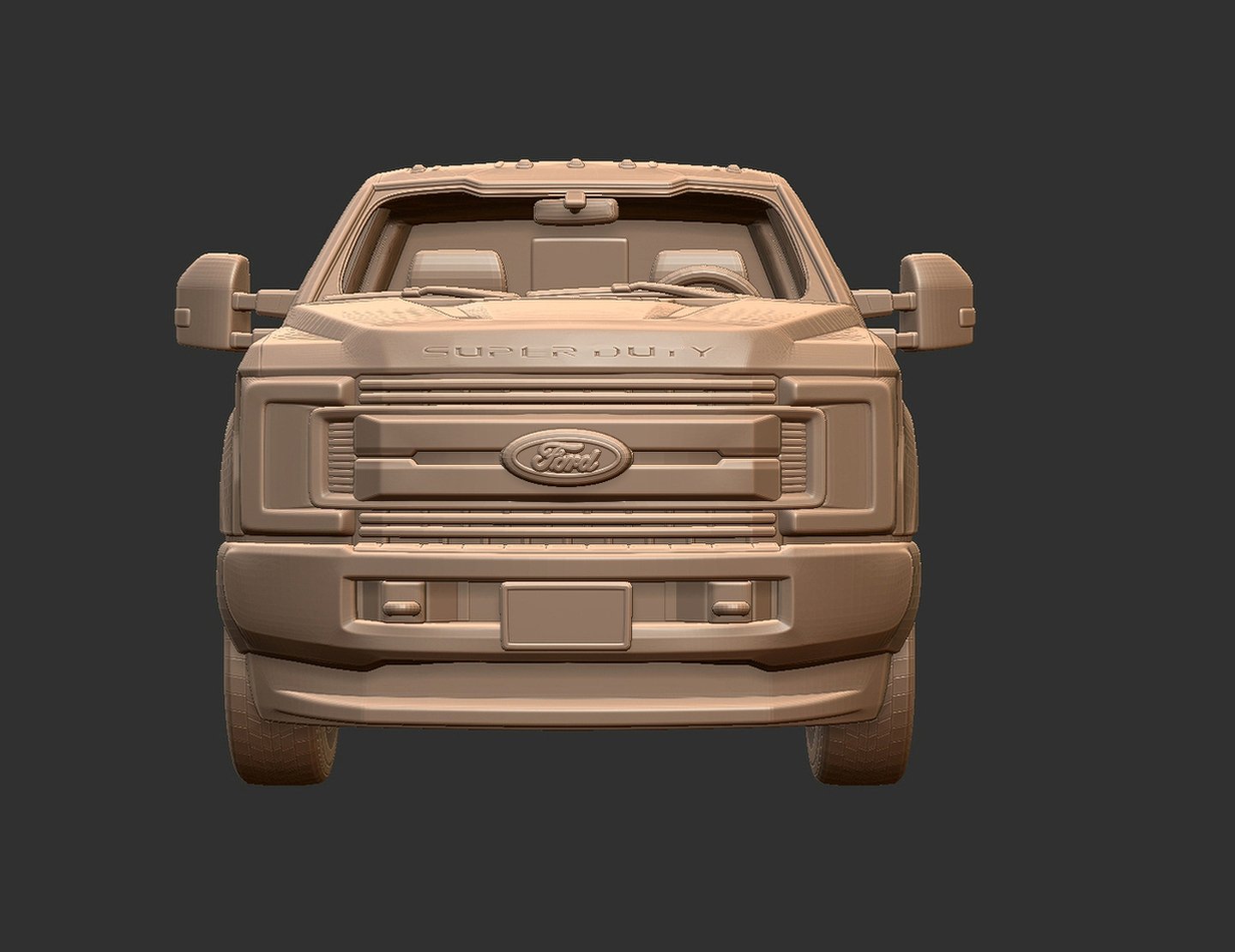 Ford F-250 Super Duty XLT STL 3D Print Model