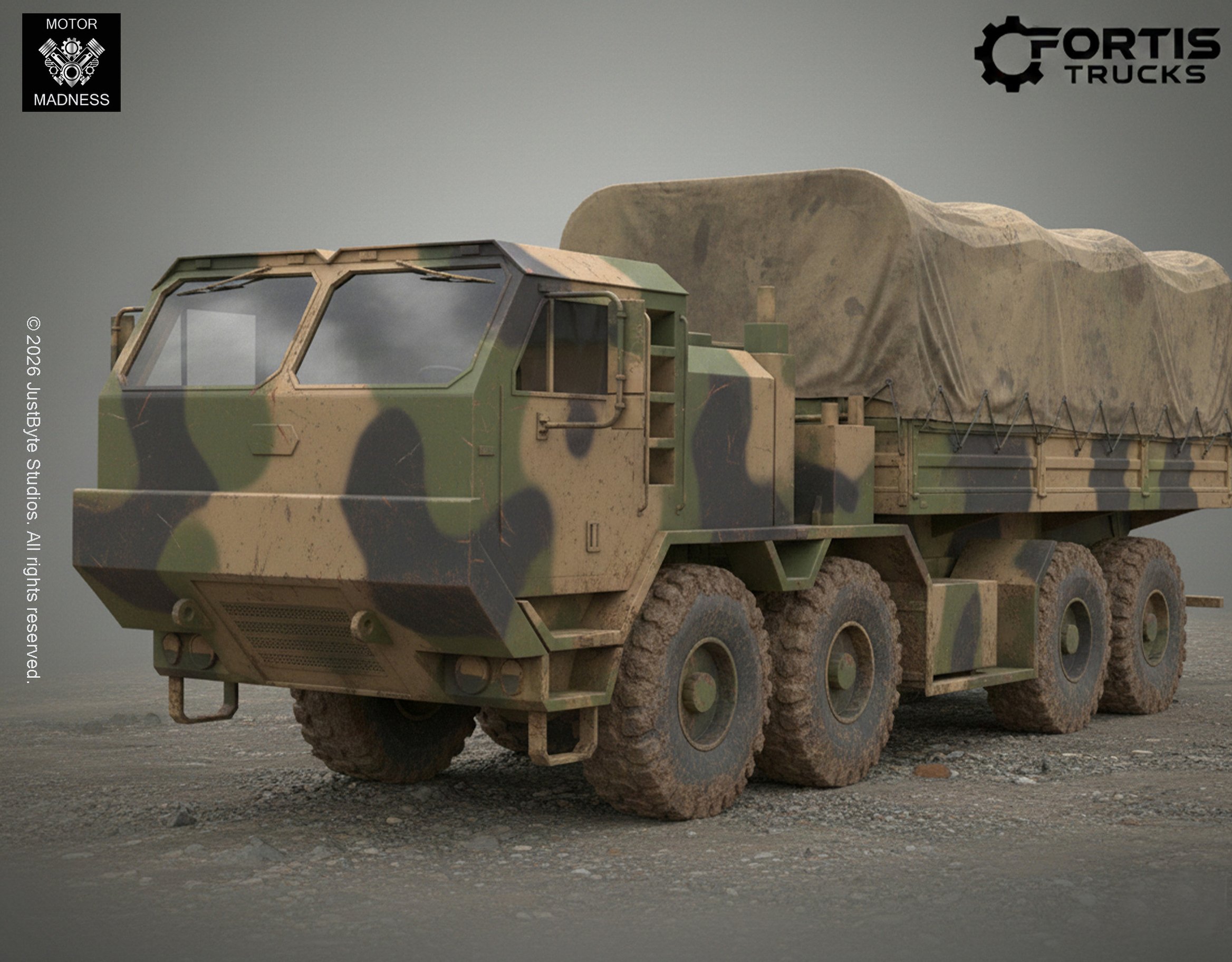 Oshkosh HEMTT M977 STL 3D Print Model