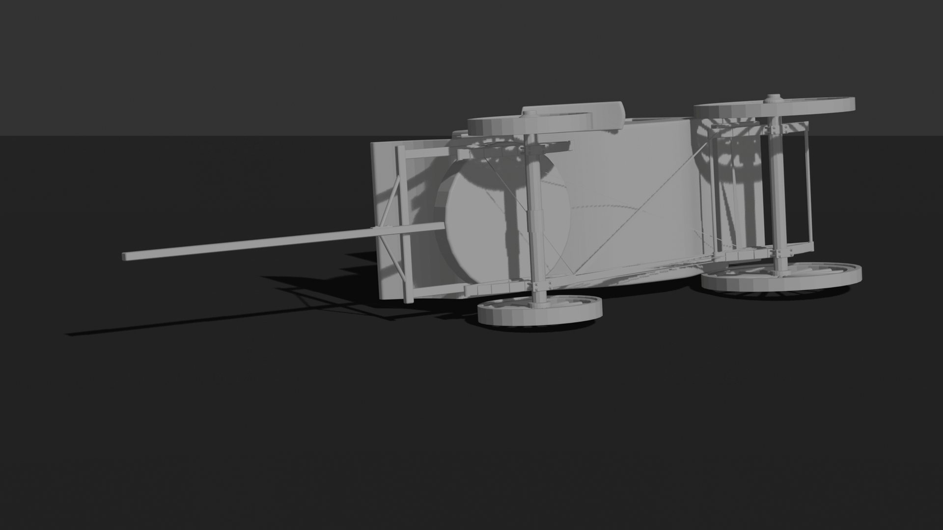 Horse-Drawn Carriage V2 STL 3D Print Model