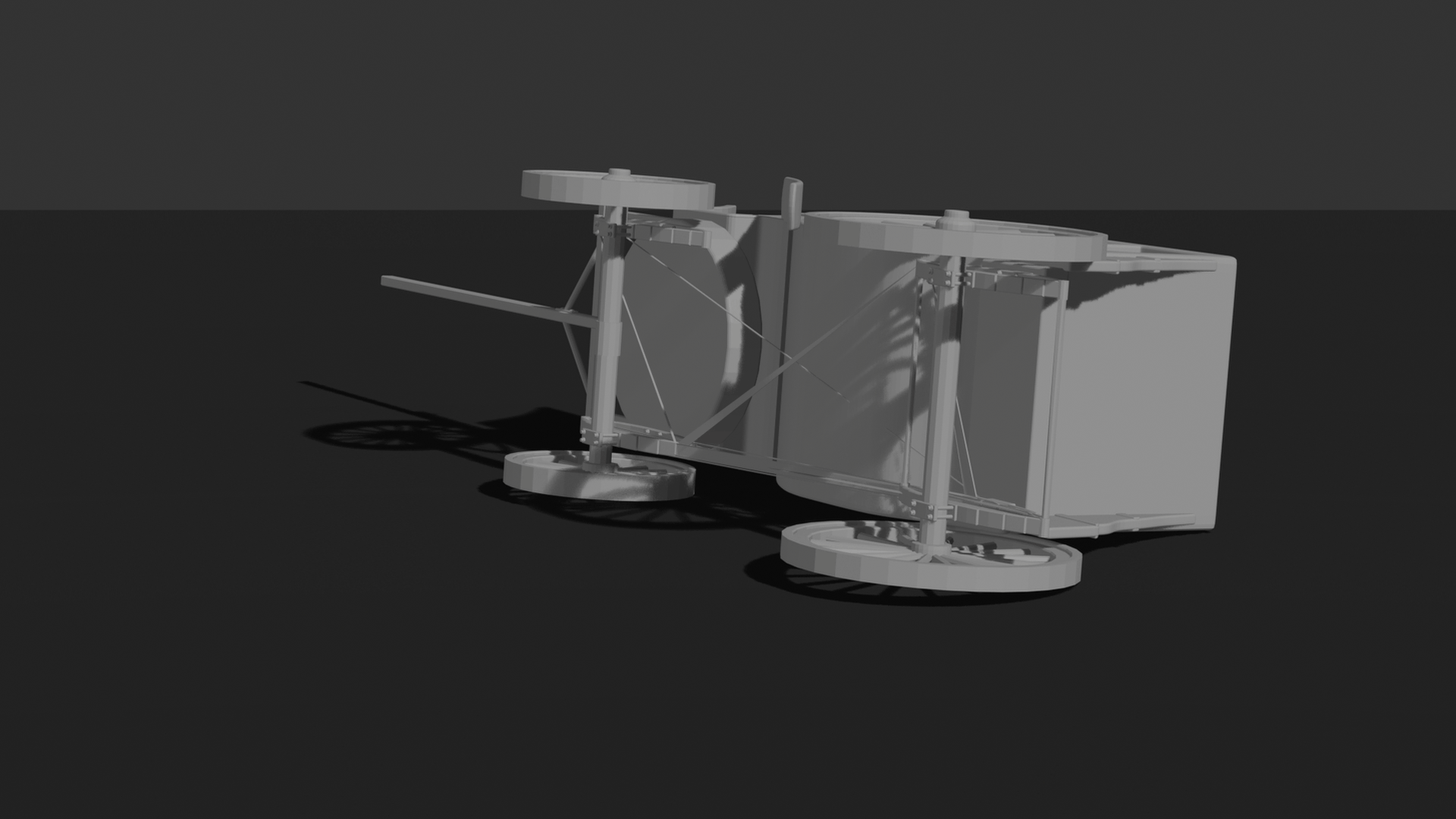 Horse-Drawn Carriage V2 STL 3D Print Model