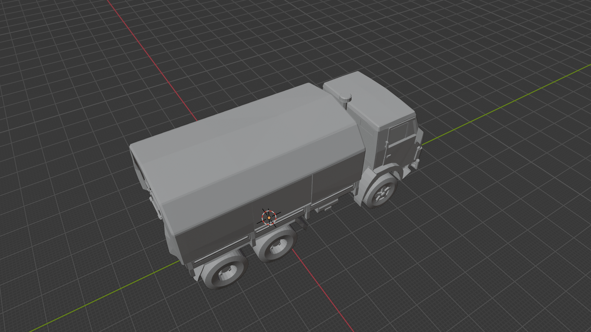 KAMAZ 5339 Military Cargo Truck STL 3D Print Model