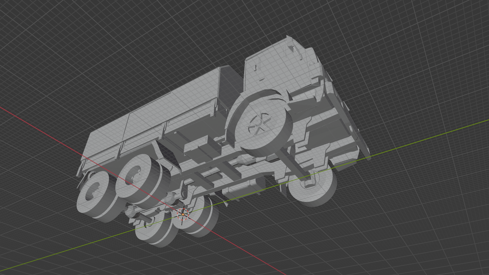 KAMAZ 5339 Military Cargo Truck STL 3D Print Model