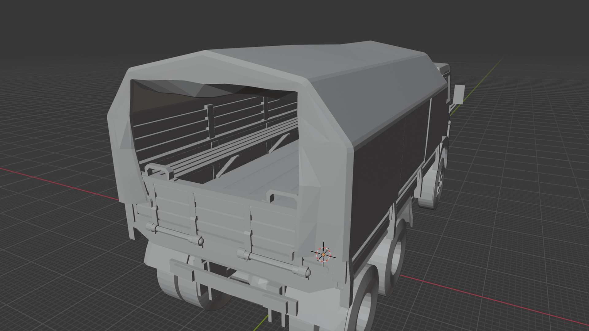 KAMAZ 5339 Military Cargo Truck STL 3D Print Model
