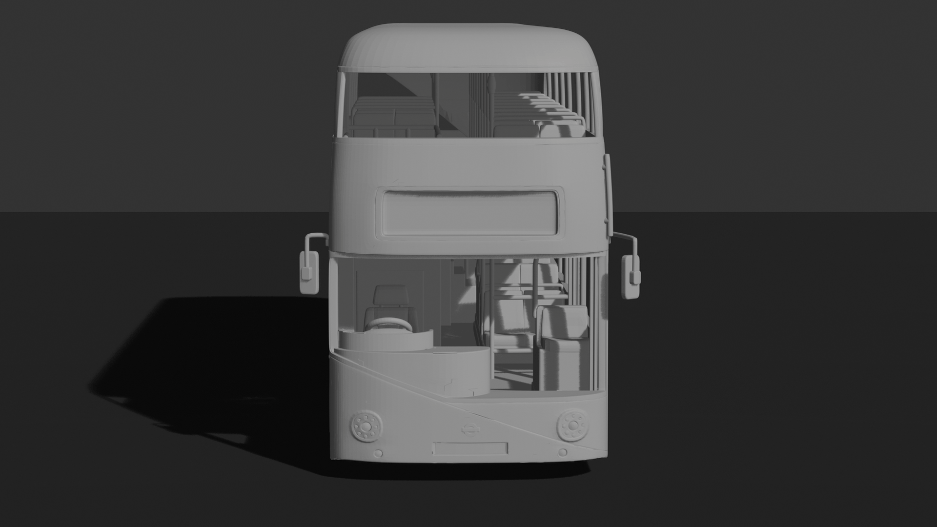 New Routemaster London Double Decker Bus STL 3D Print Model