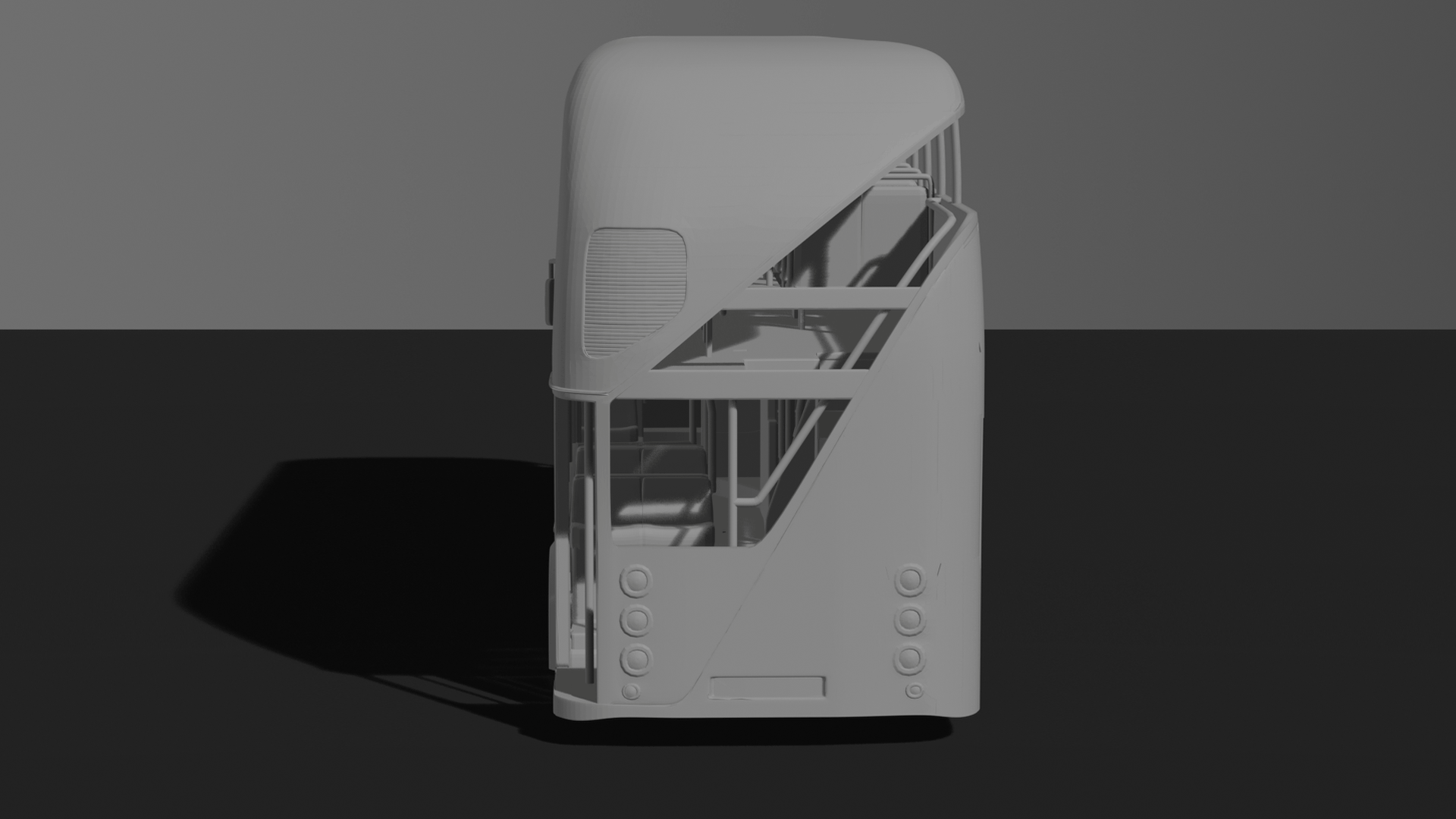 New Routemaster London Double Decker Bus STL 3D Print Model