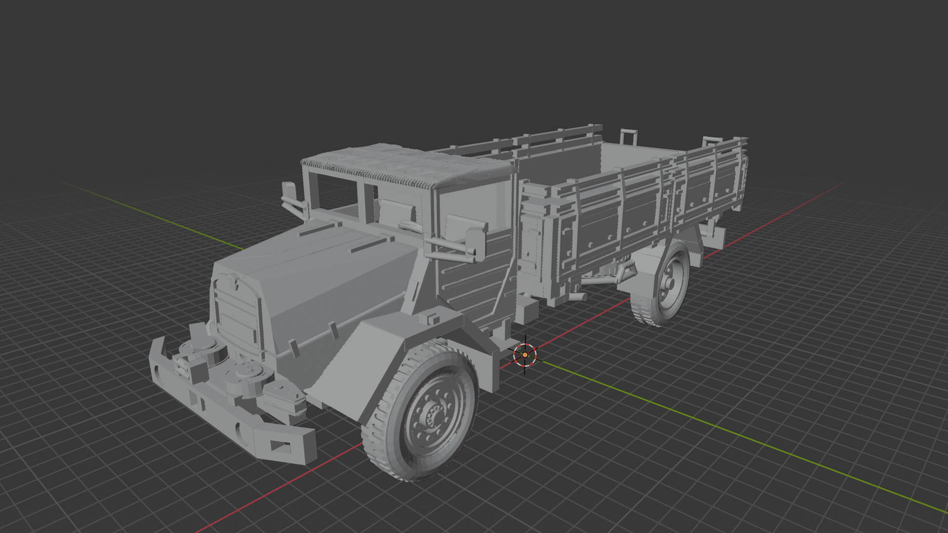 MAN 630 Cargo SLS Military Truck STL 3D Print Model