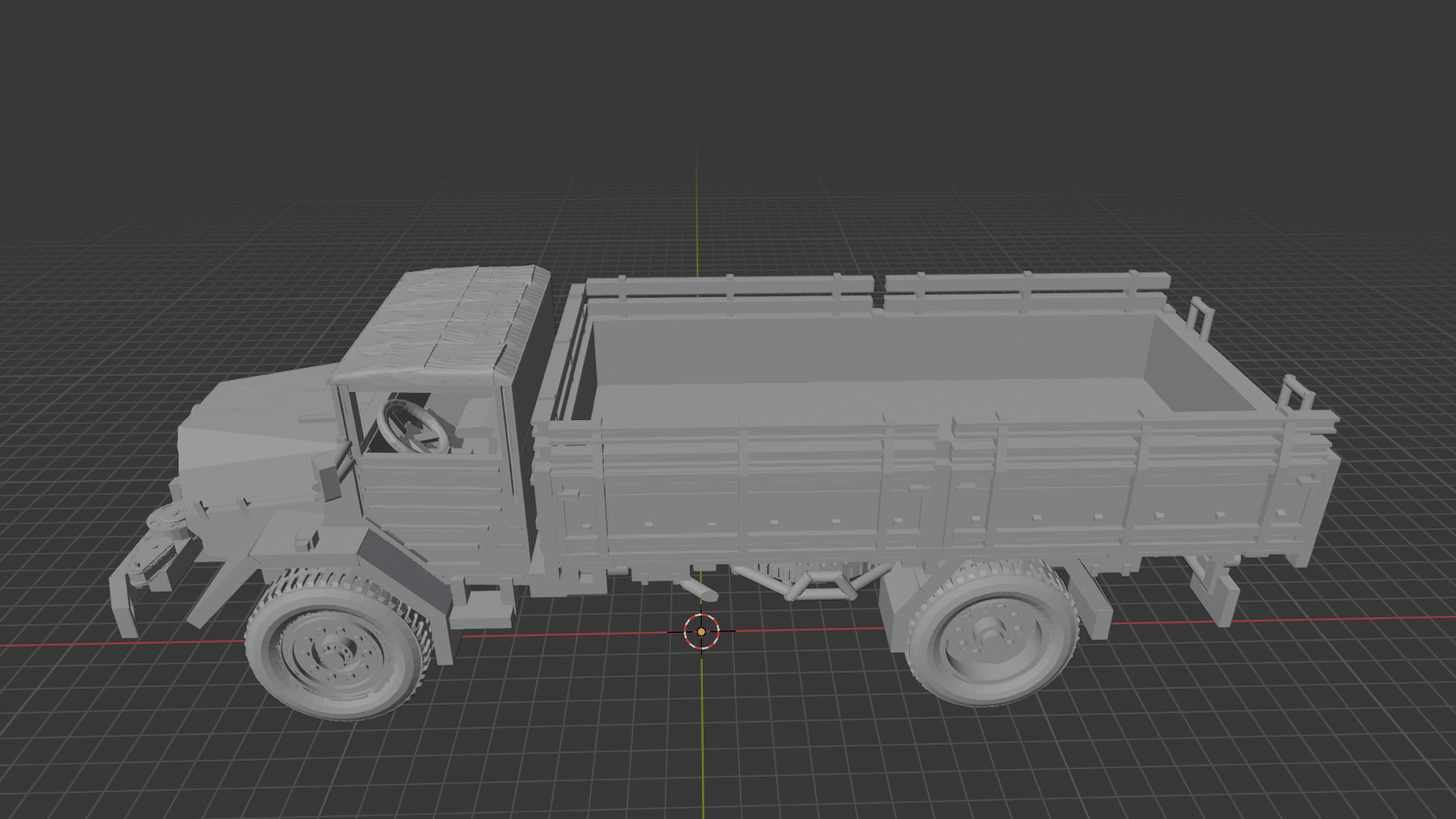 MAN 630 Cargo SLS Military Truck STL 3D Print Model