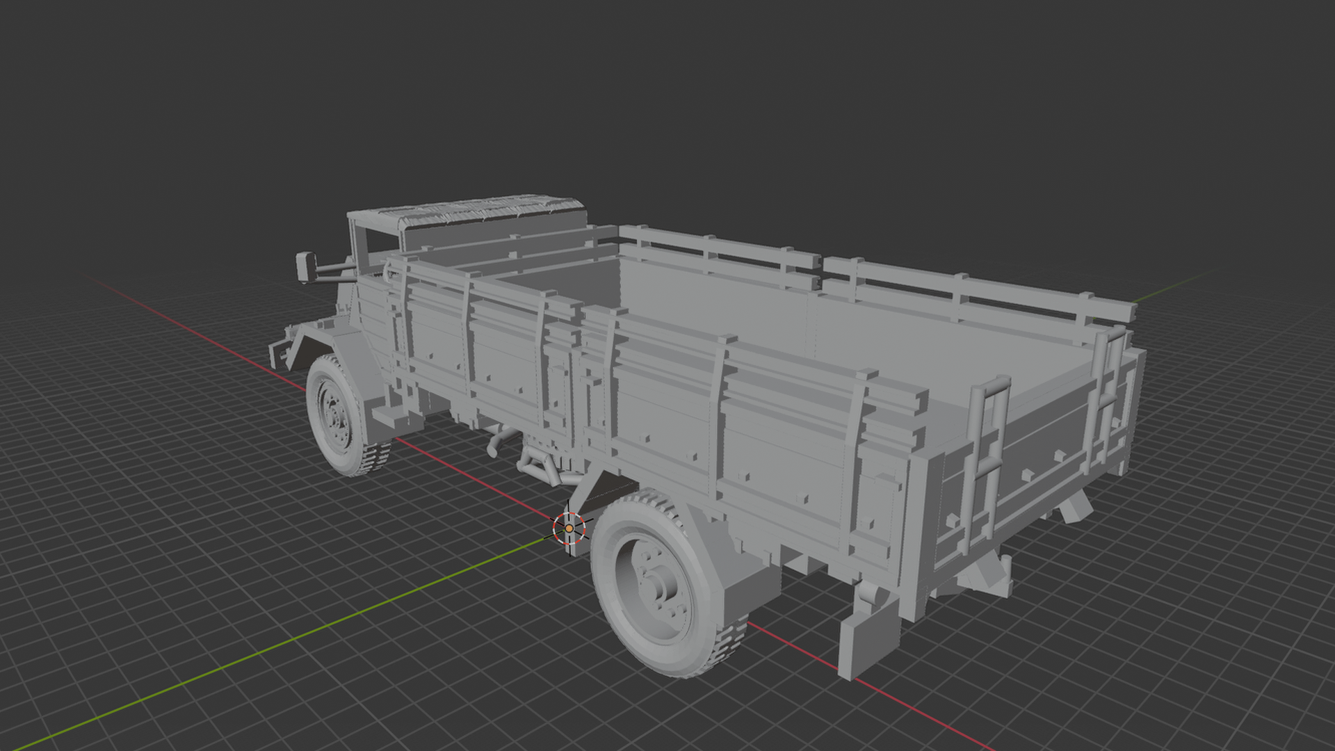 MAN 630 Cargo SLS Military Truck STL 3D Print Model