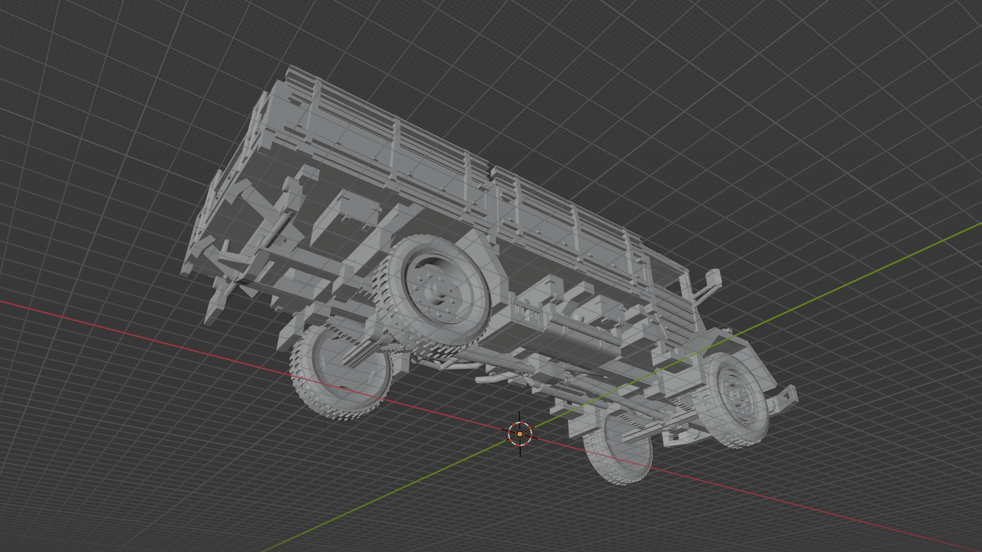 MAN 630 Cargo SLS Military Truck STL 3D Print Model