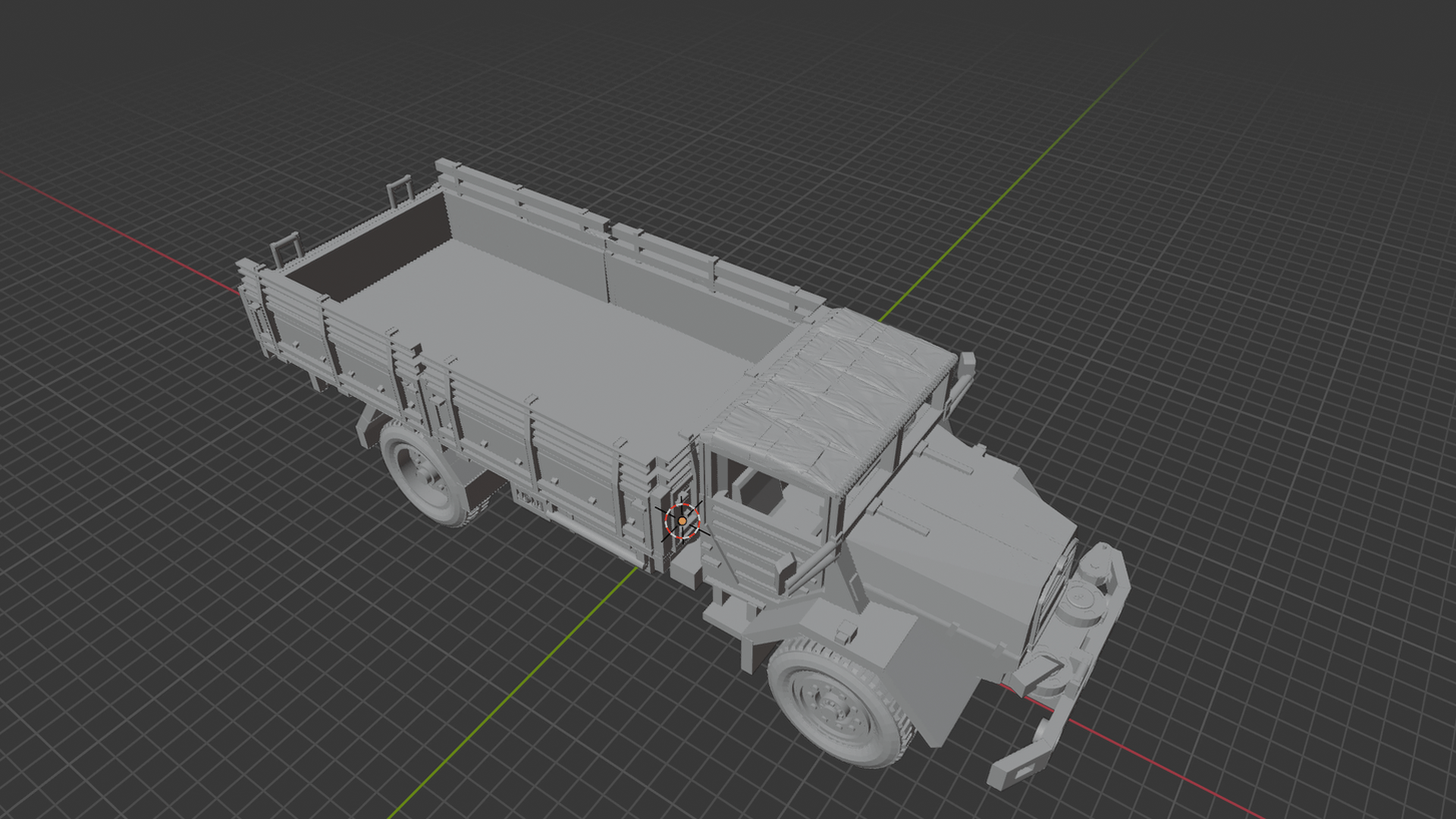 MAN 630 Cargo SLS Military Truck STL 3D Print Model