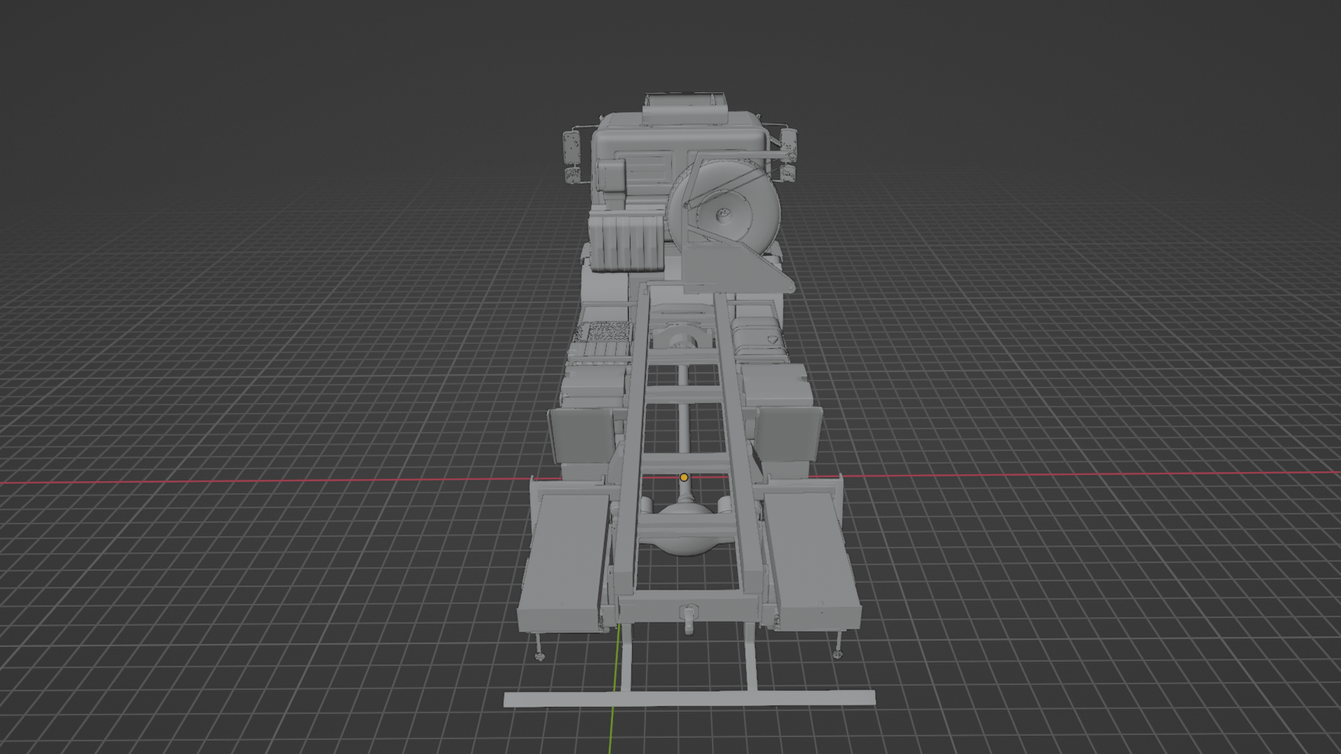 Mercedes-Benz Axor 1828A Military Truck STL 3D Print Model