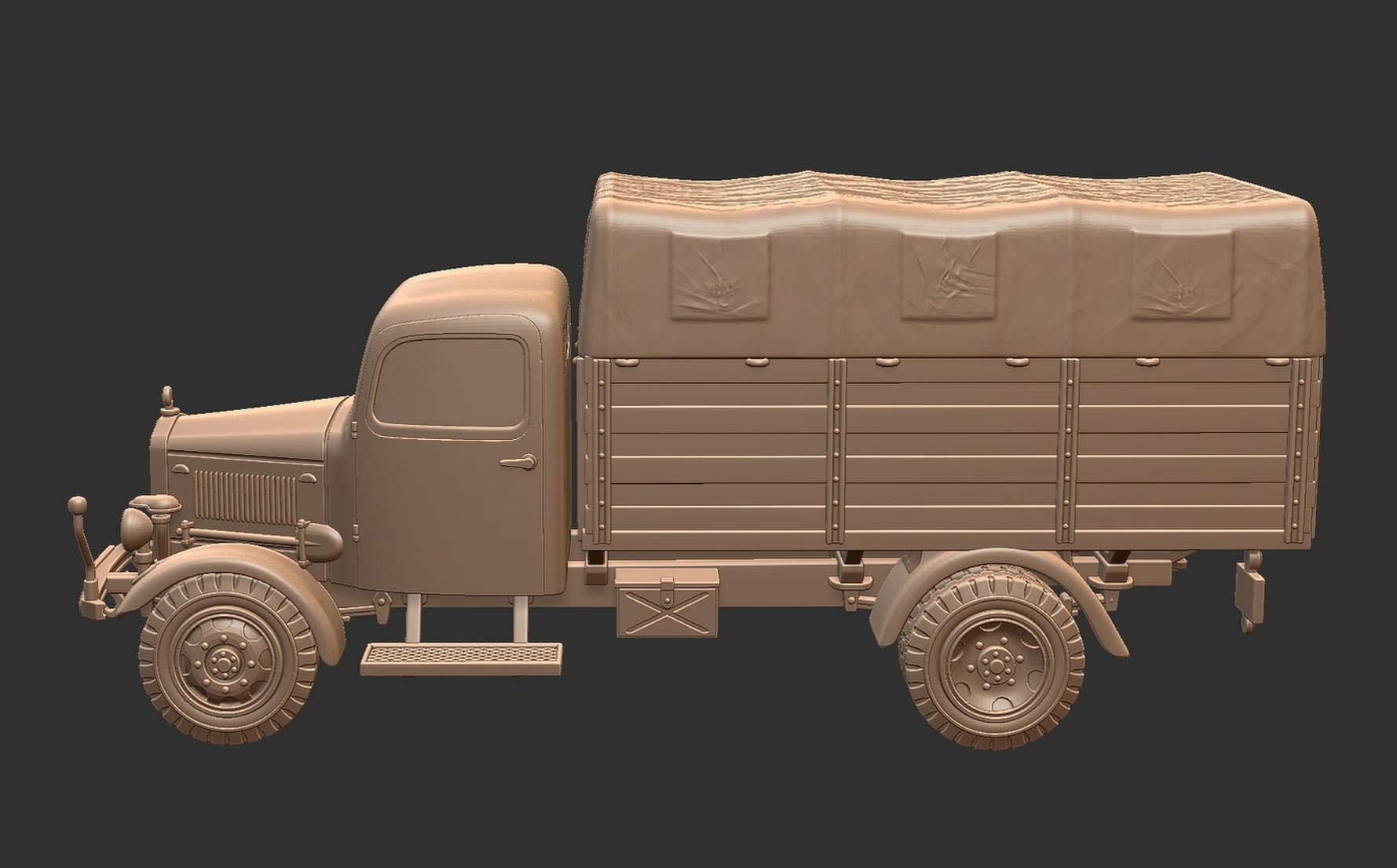 Mercedes-Benz L3000 STL 3D Print Model