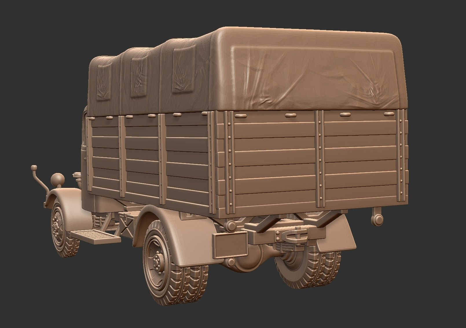 Mercedes-Benz L3000 STL 3D Print Model
