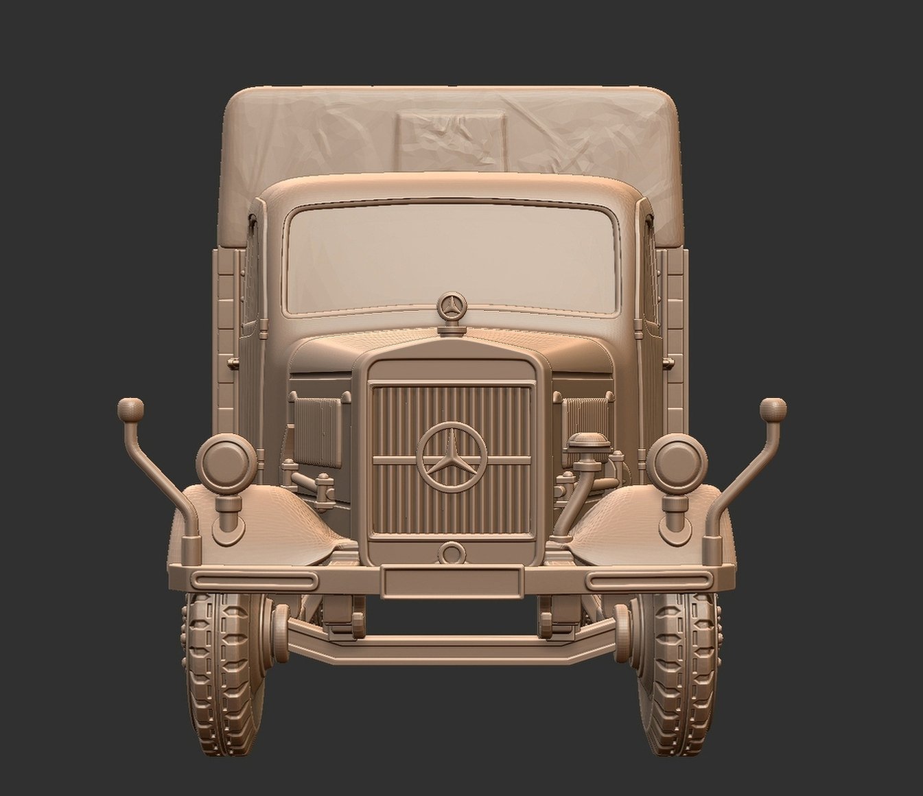Mercedes-Benz L3000 STL 3D Print Model